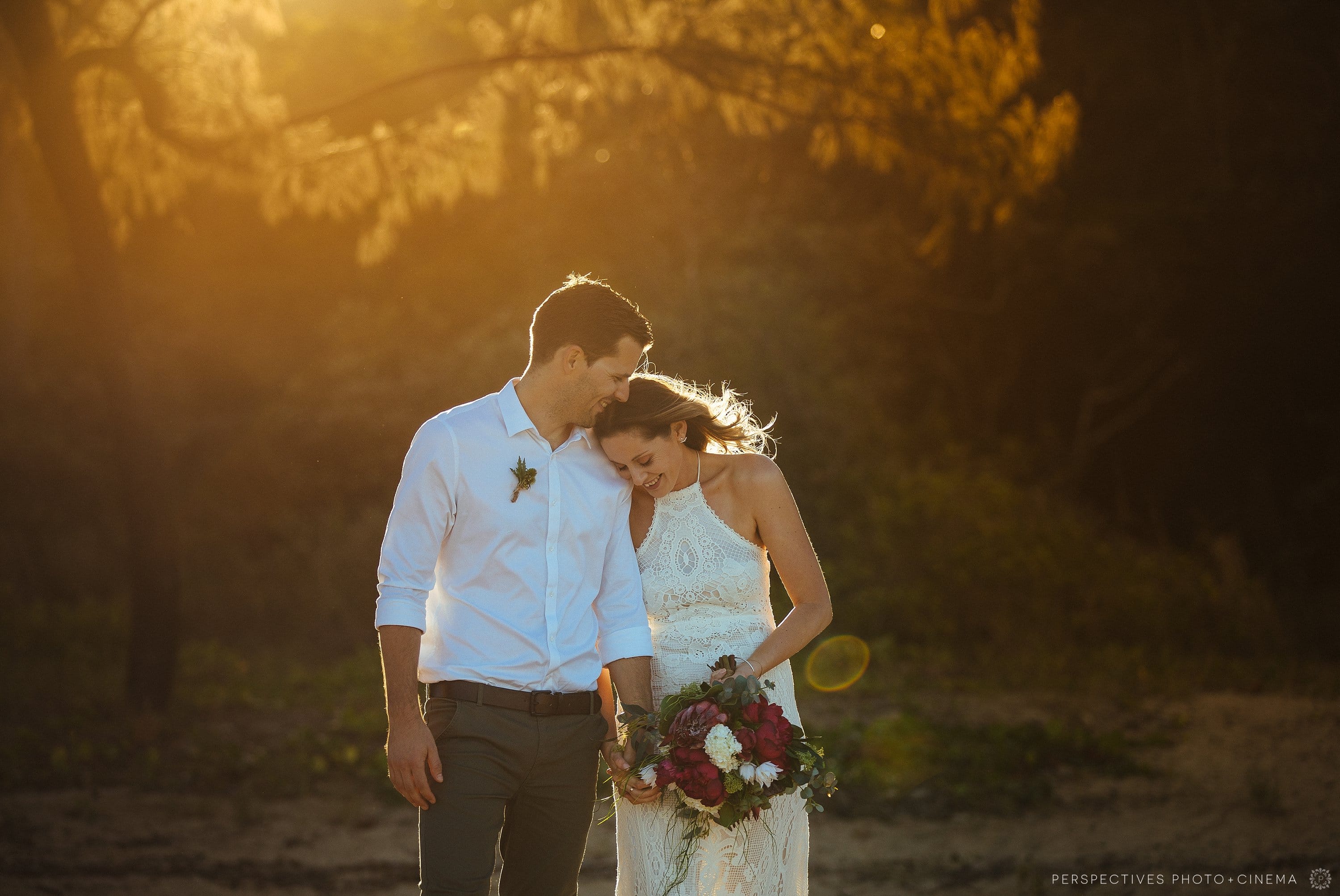Palm Cove wedding photo sunset