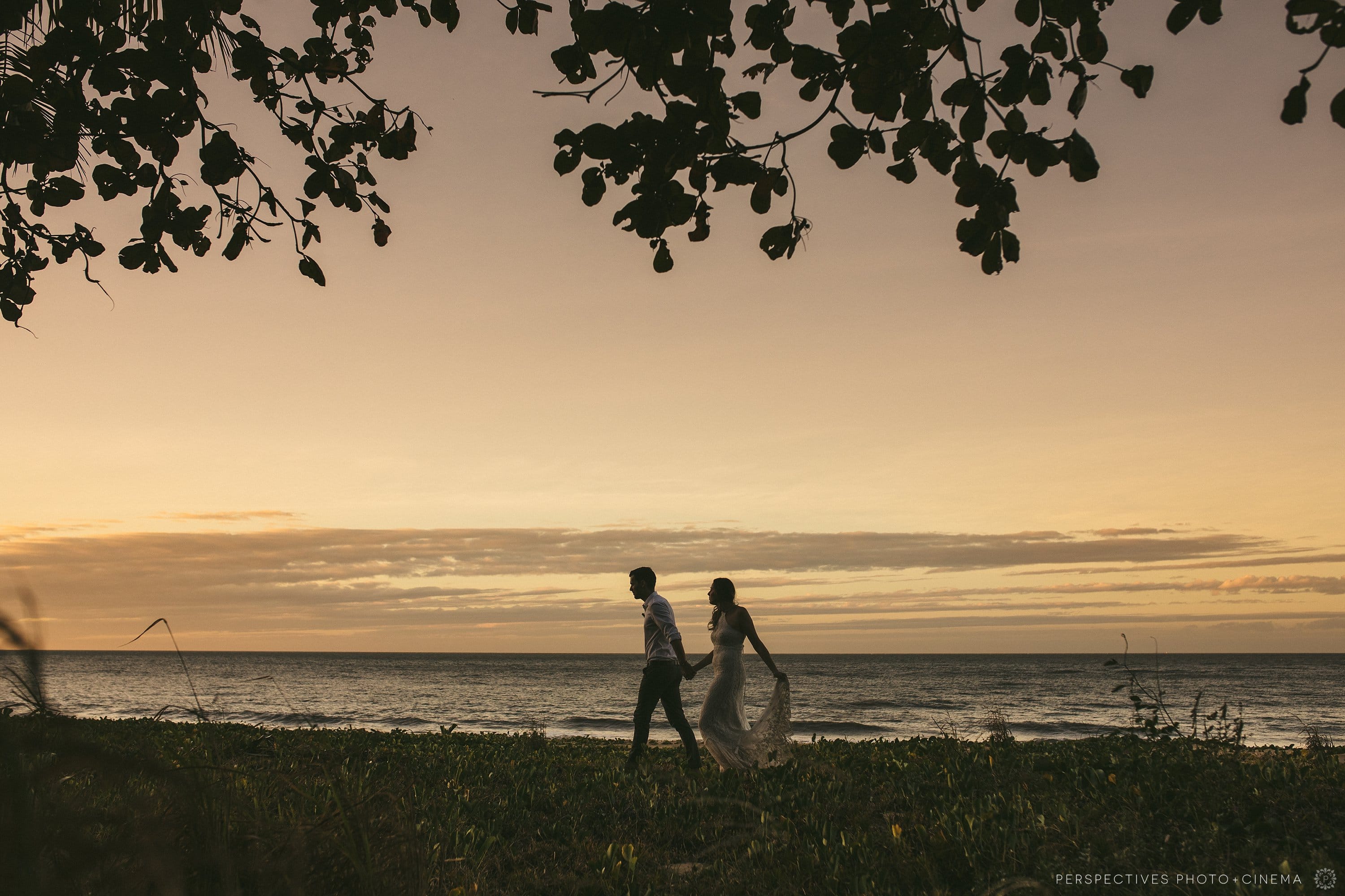 Palm Cove wedding photo sunset