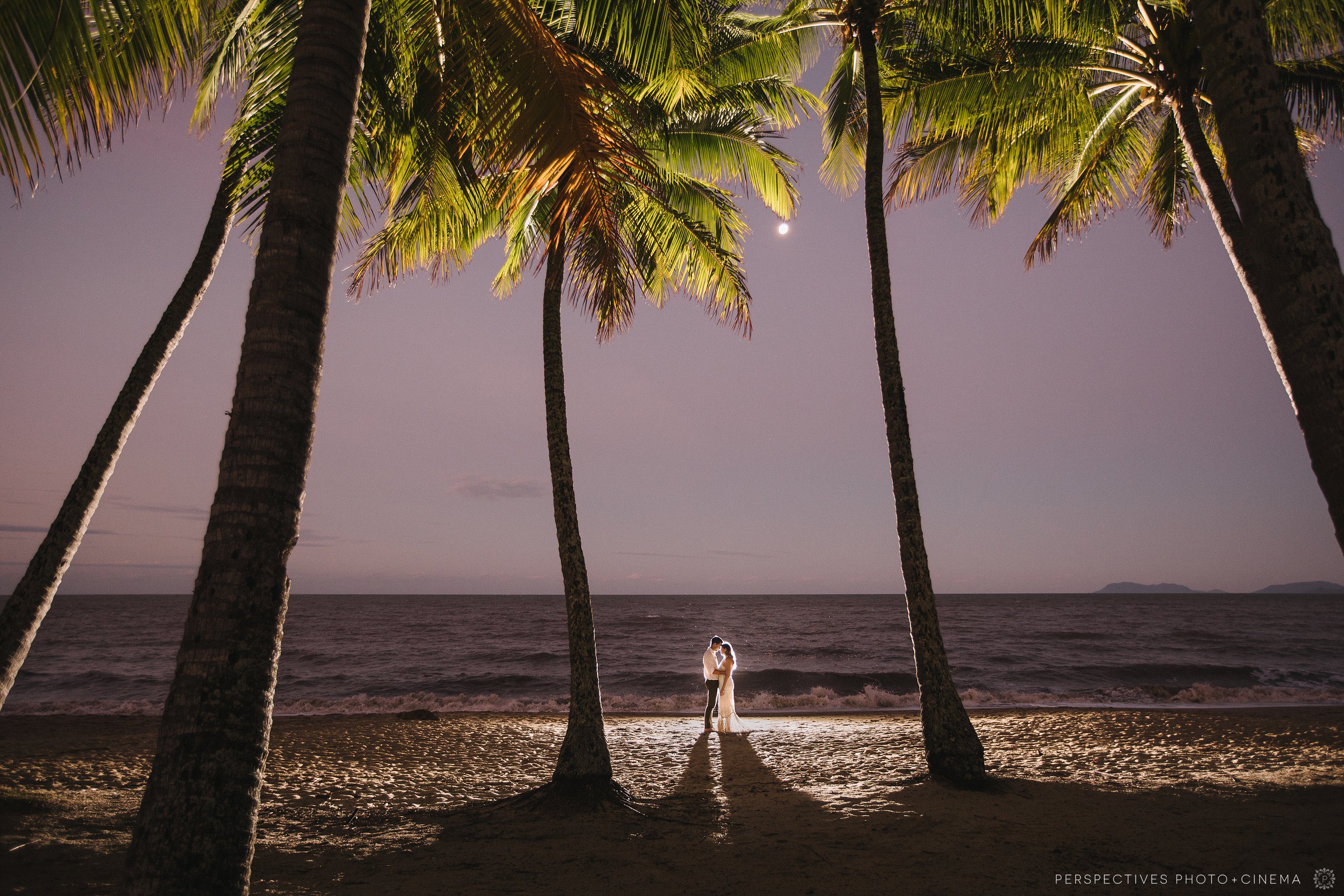 Palm trees wedding photos Palm Cove