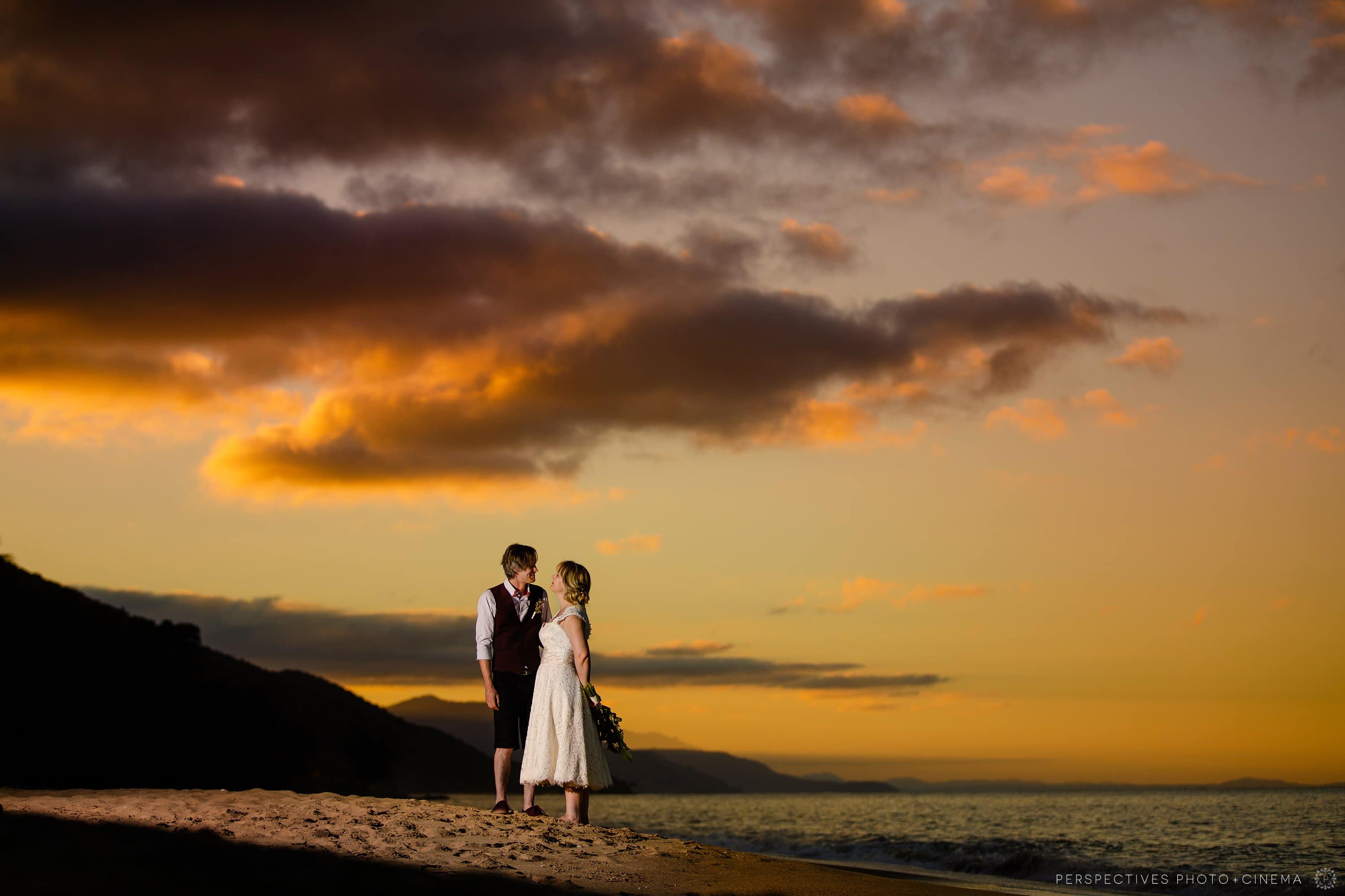 Cairns sunset wedding photos