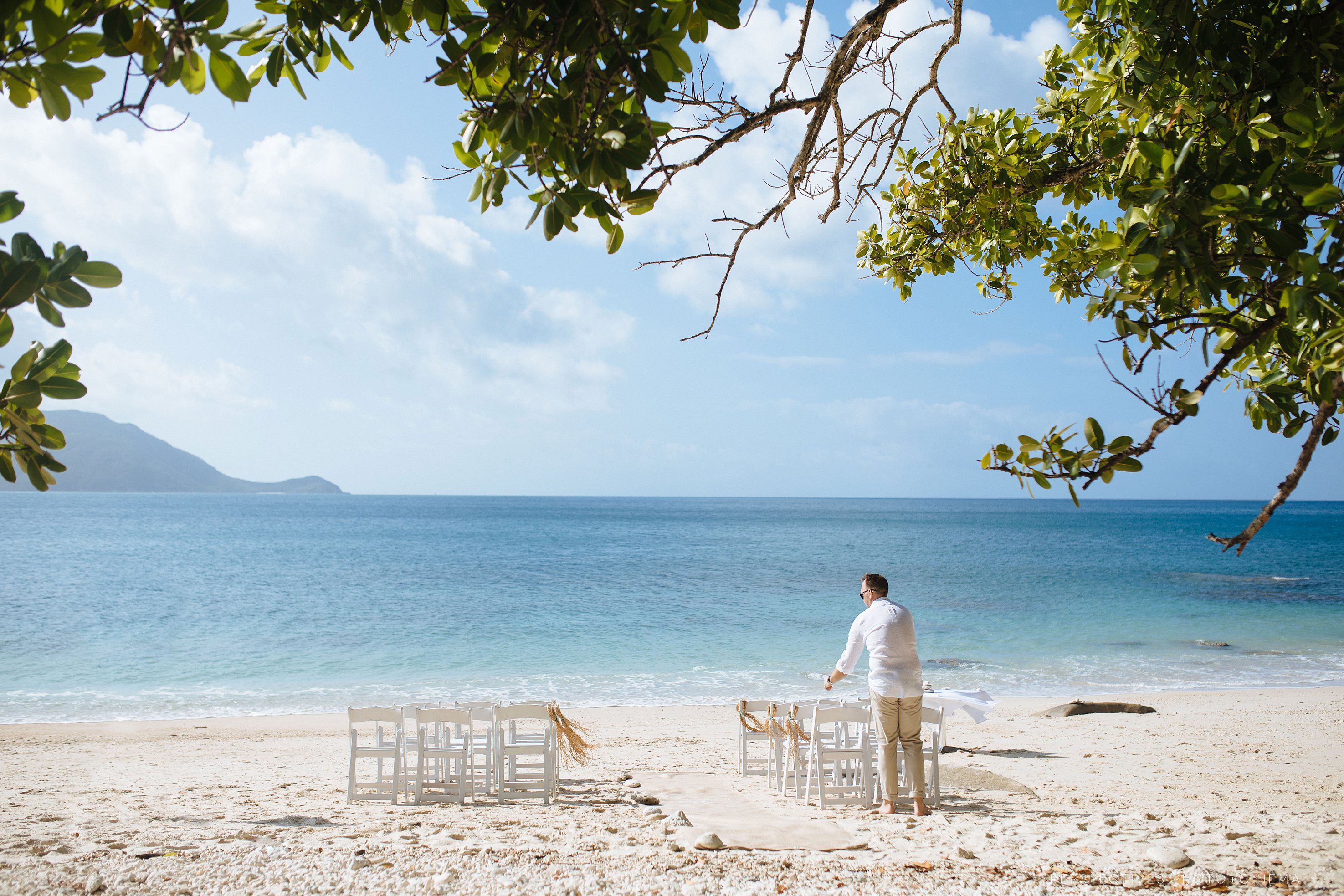 Nudey Beach Fitzroy Island wedding