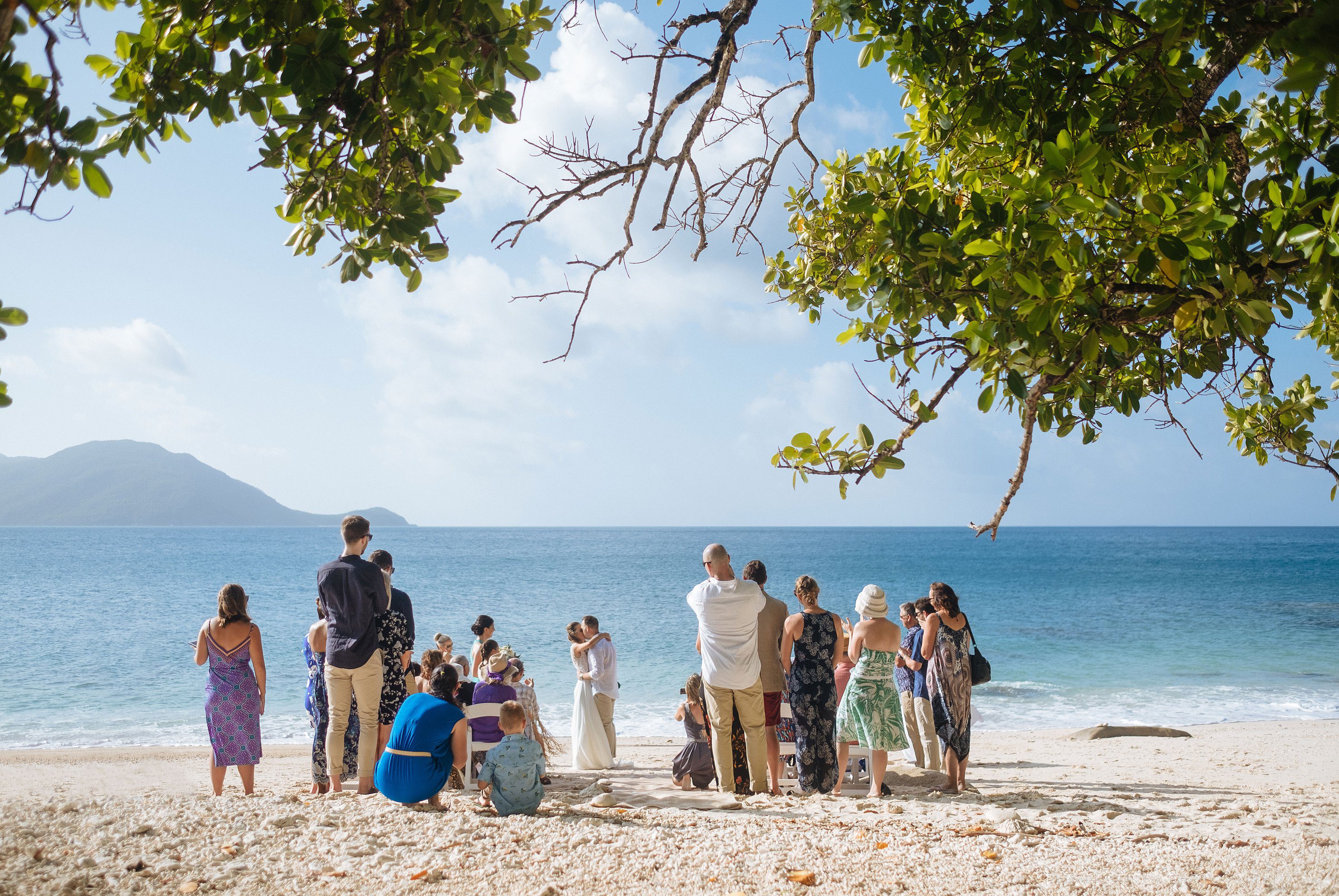 Nudey Beach Fitzroy Island wedding