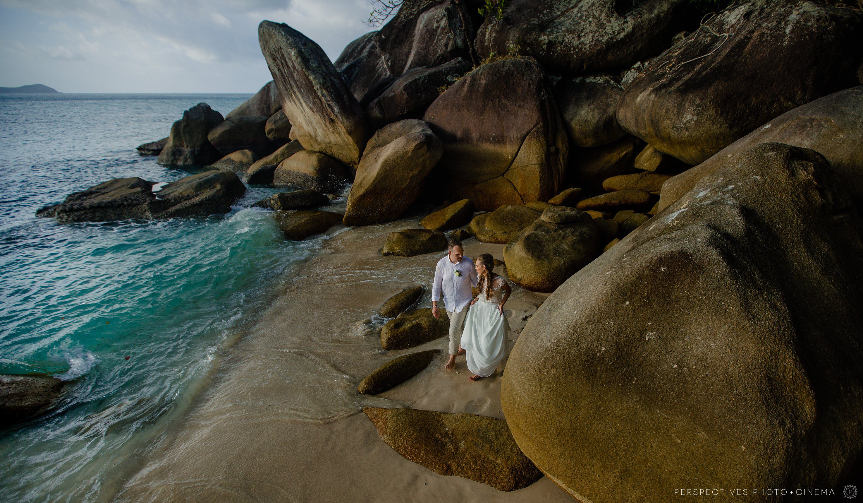 Nudey Beach wedding photos Fitzroy Island