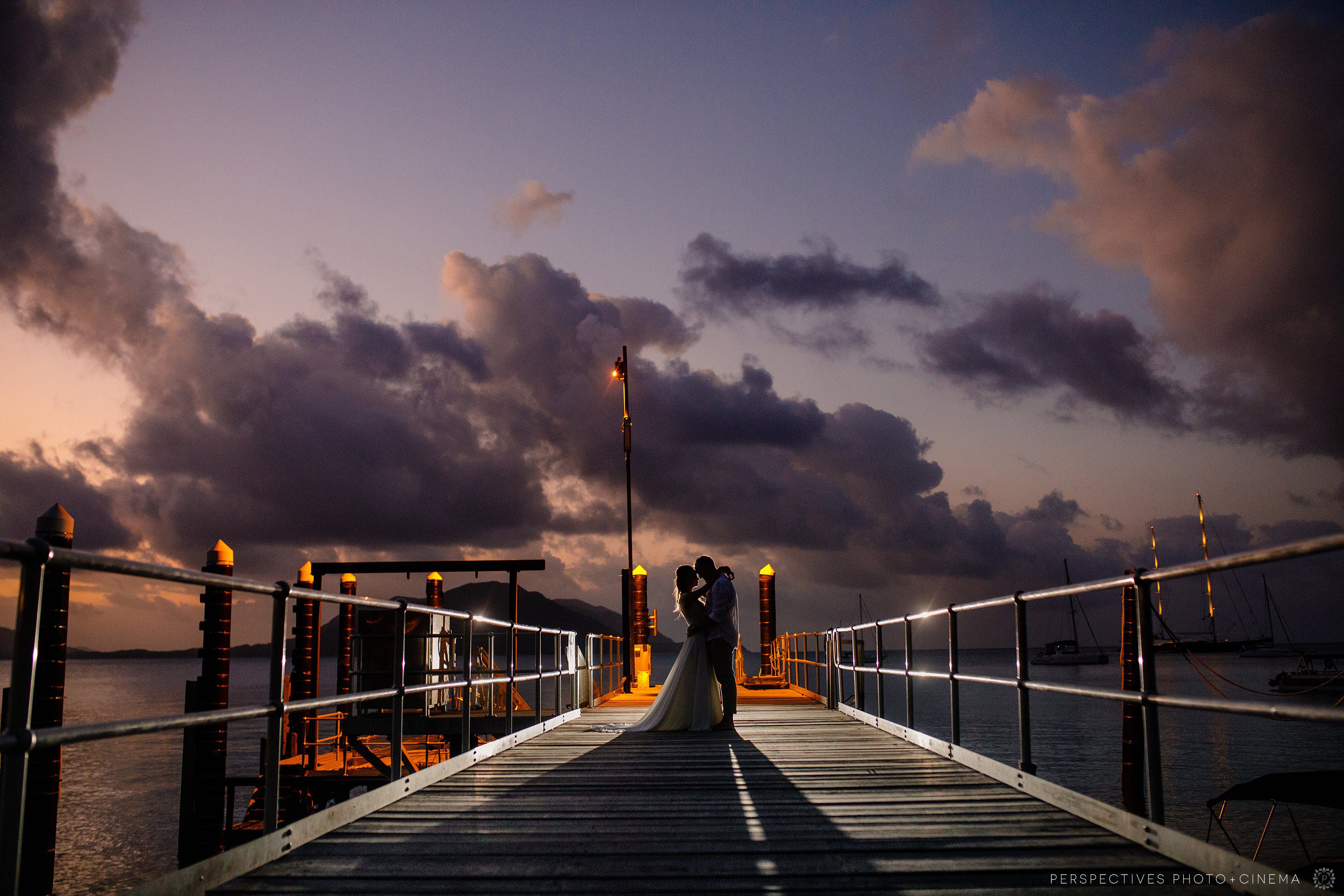 Fitzroy Island sunset wedding photos