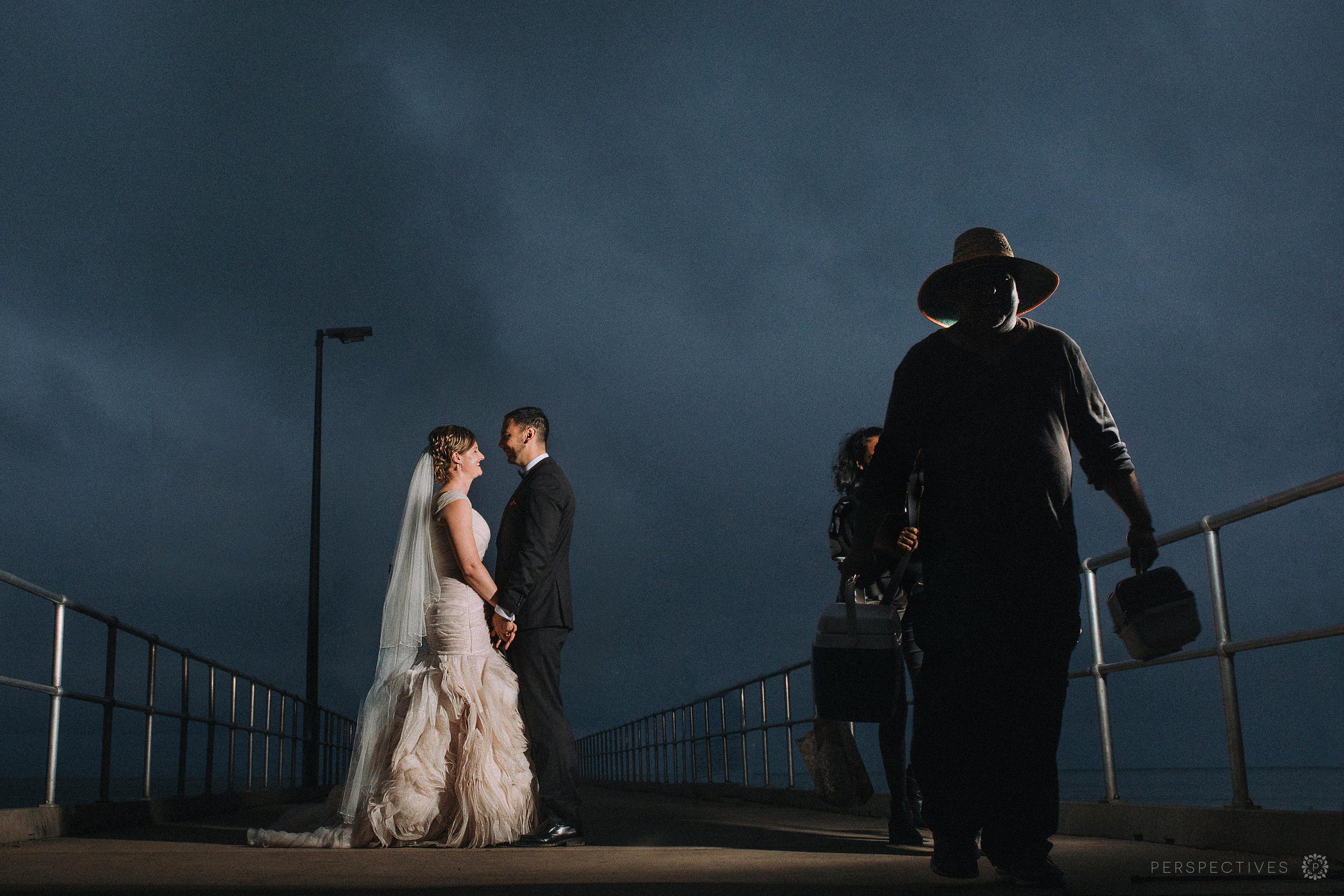 Mission Beach wedding photos