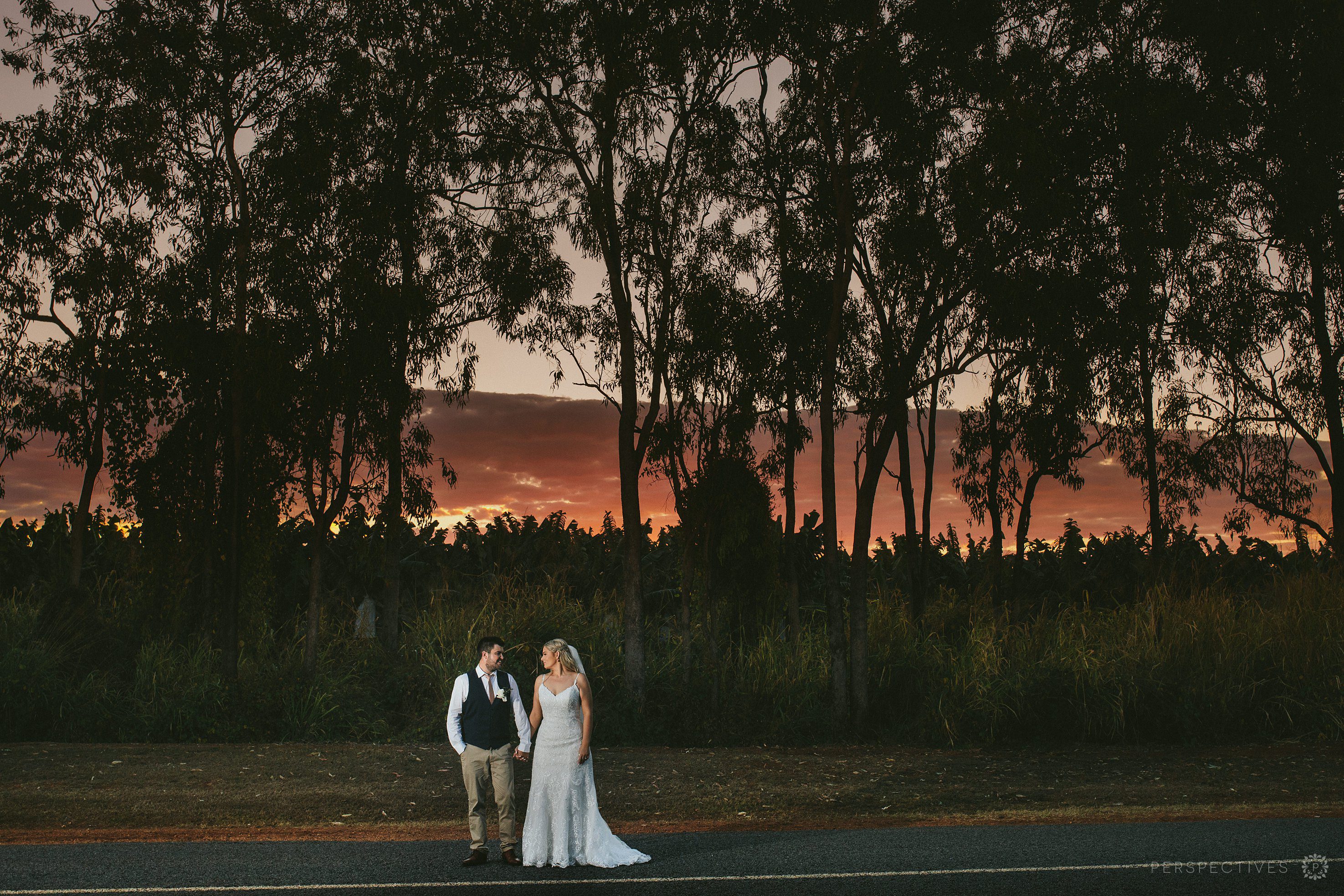 Tablelands sunset wedding photos
