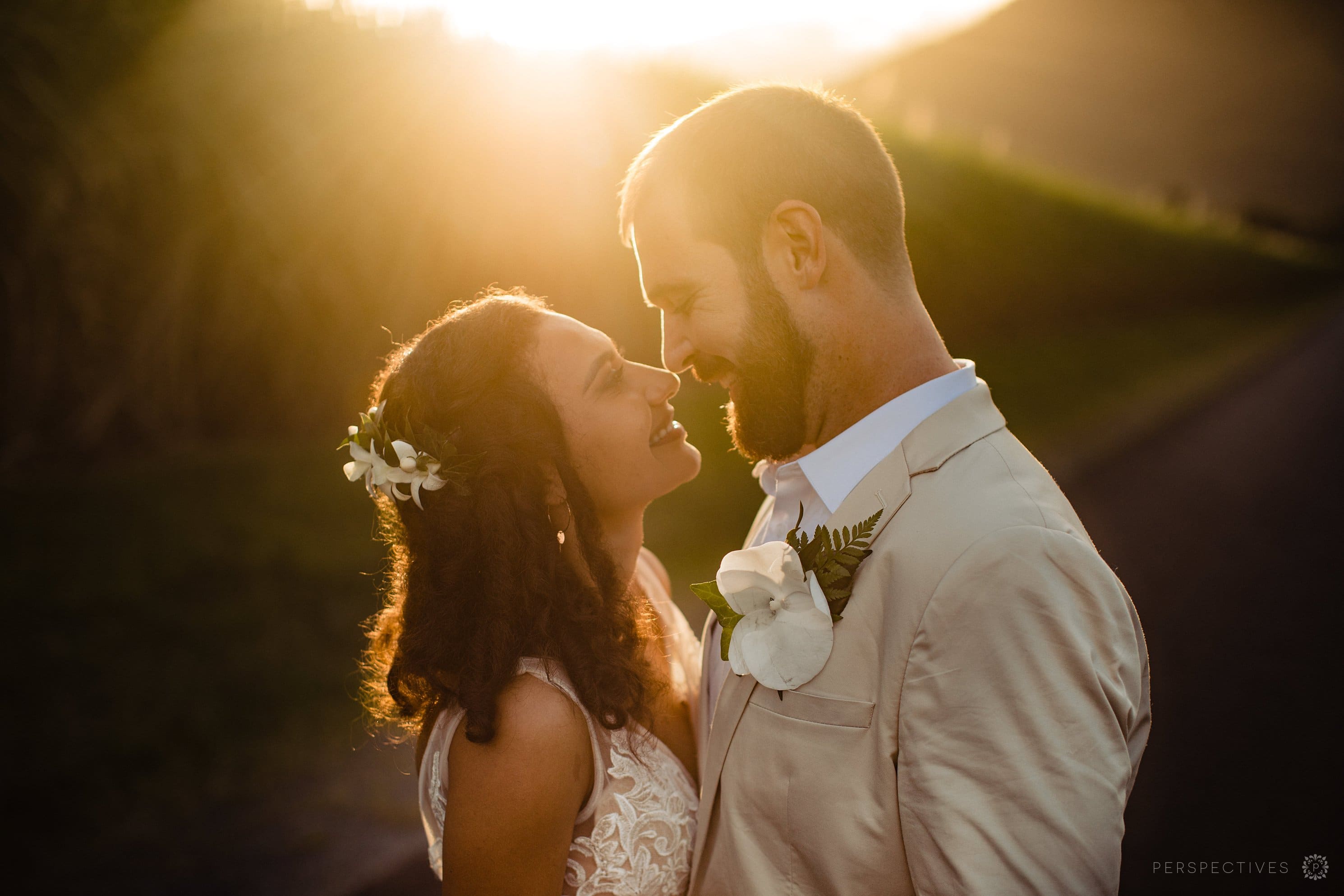 wedding photos golden light Cairns