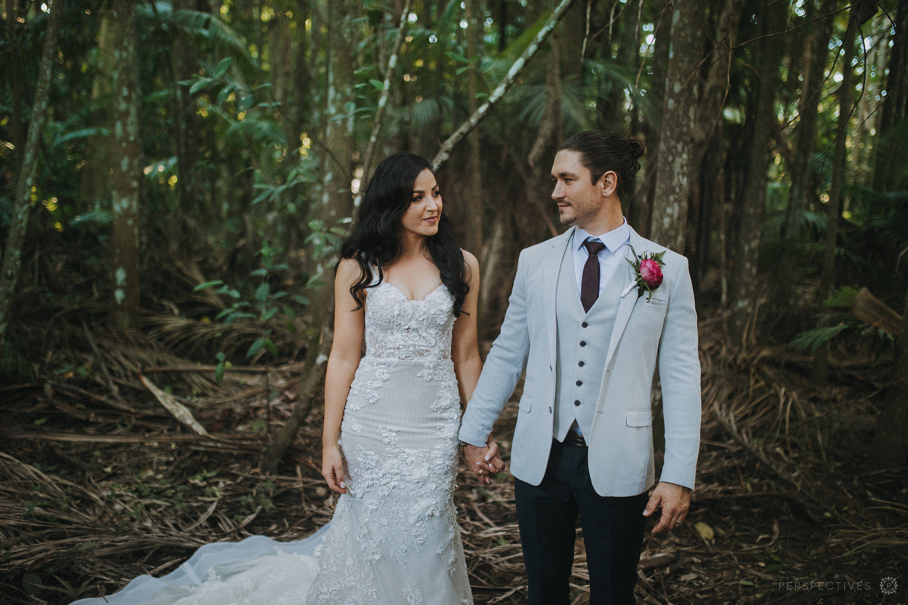 Sunshine Coast rainforest wedding photo locations
