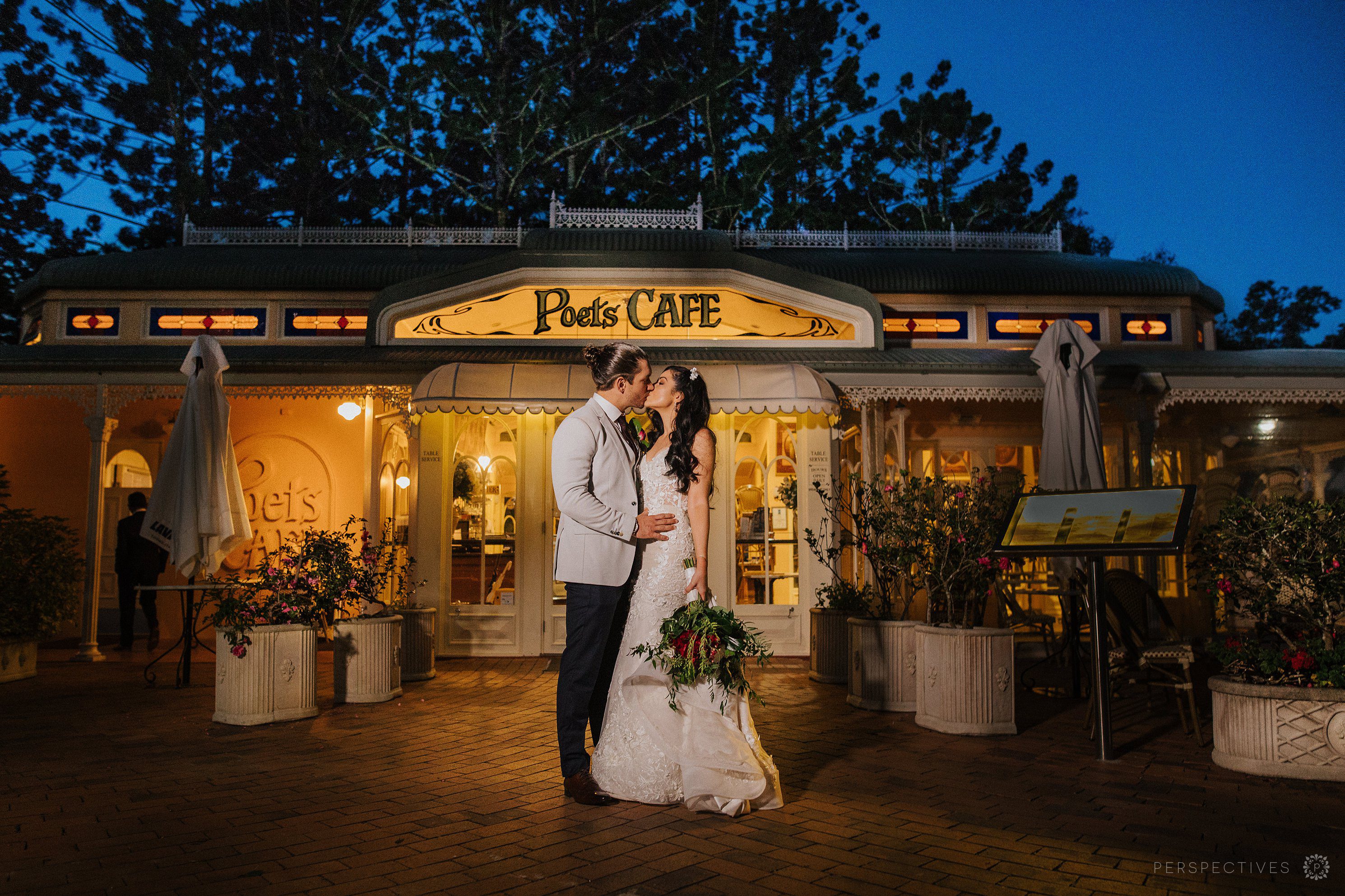 Montville chapel wedding reception Sunshine Coast Poets cafe