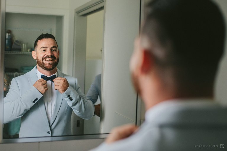 Groom preparations Cairns wedding photographer