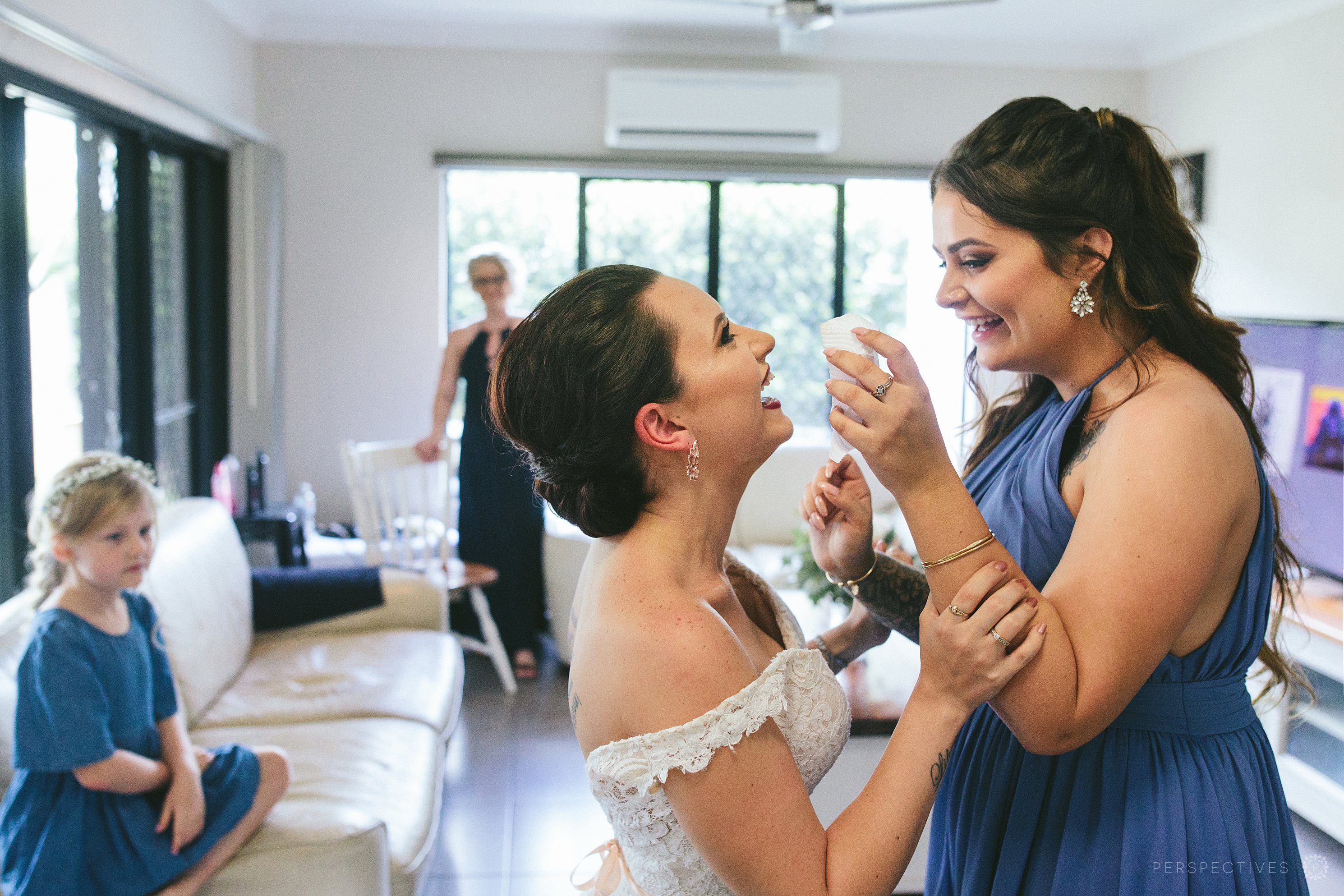 Bridal preparations Cairns wedding photography