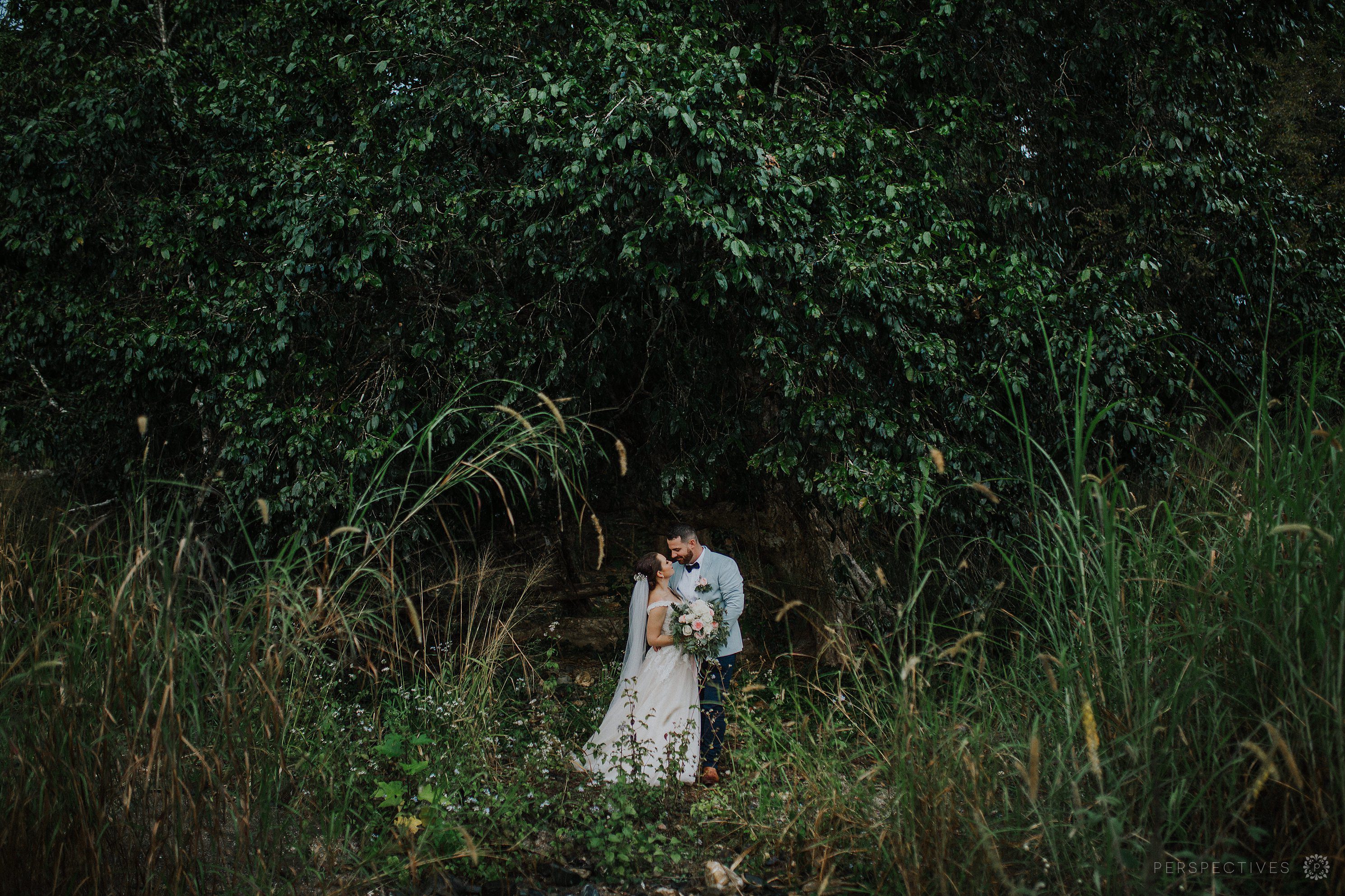 Rainy wedding day photos Cairns