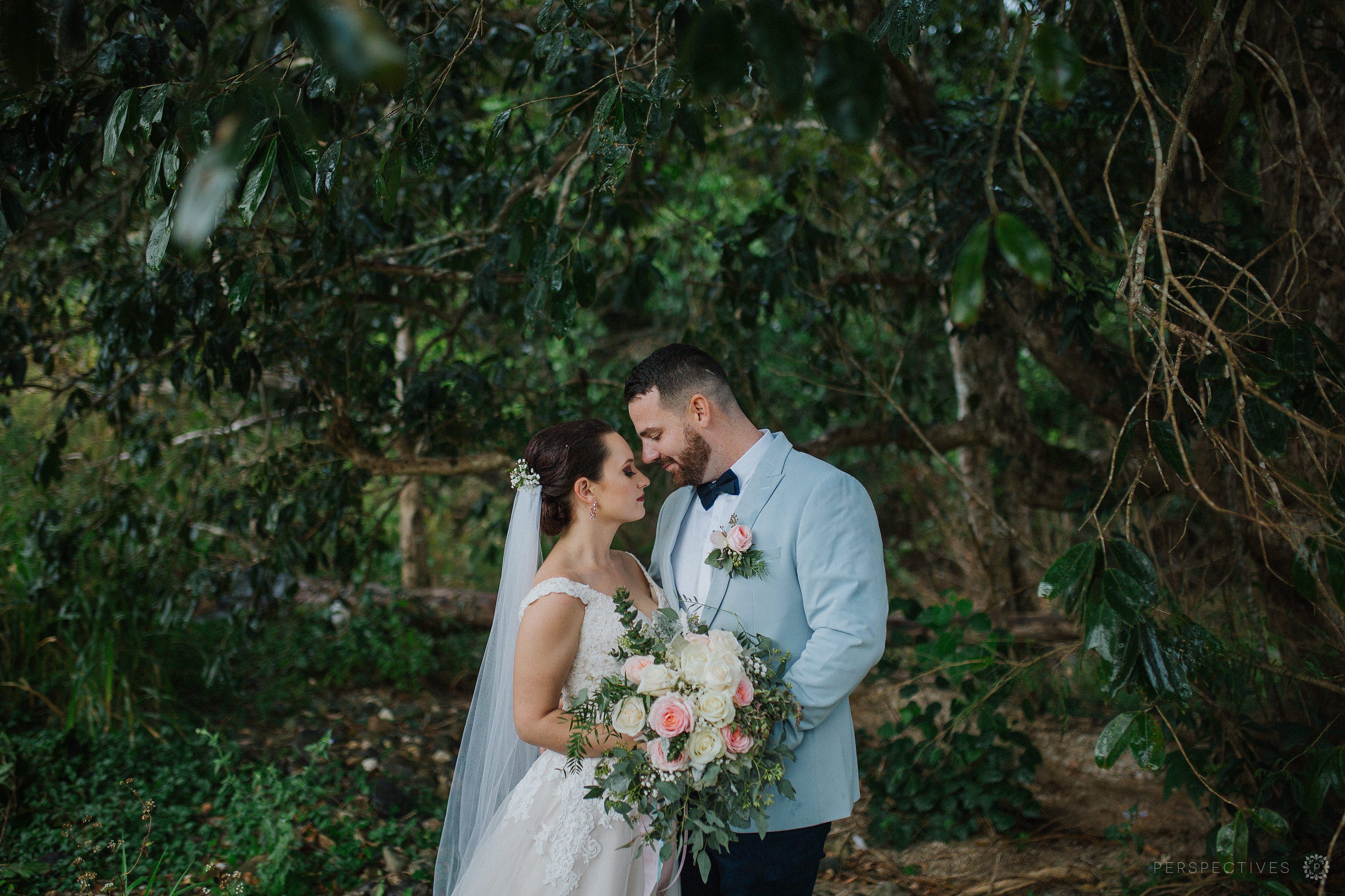 Rainy wedding day photos Cairns