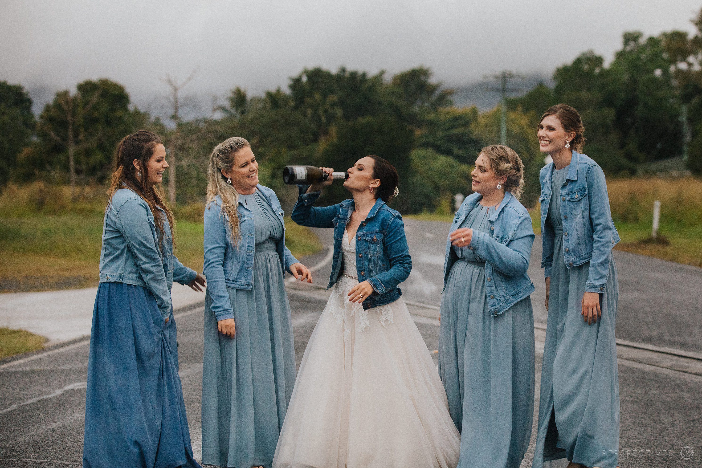 Rainy wedding day photos Cairns