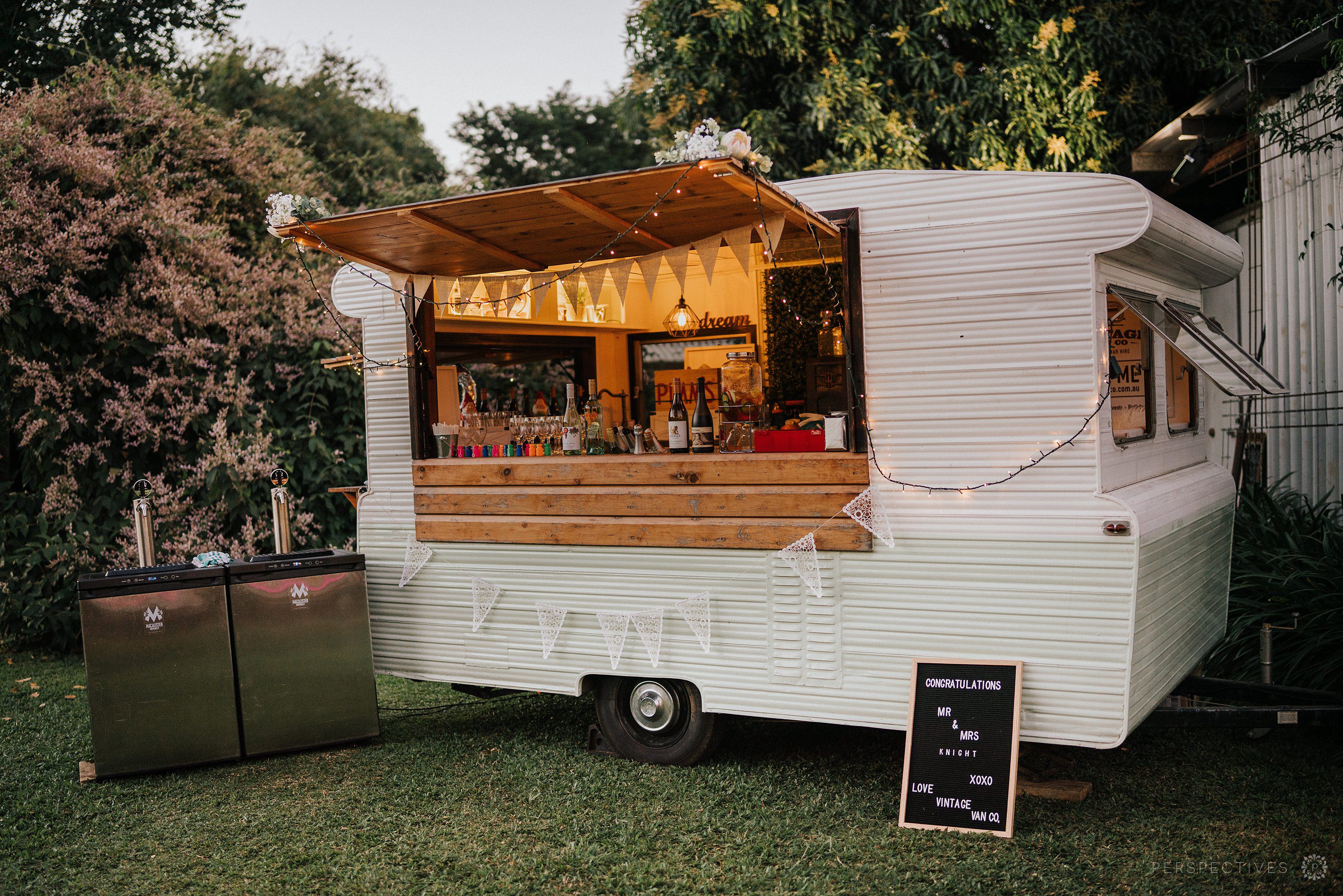 Vintage Van Co bar hire Cairns weddings
