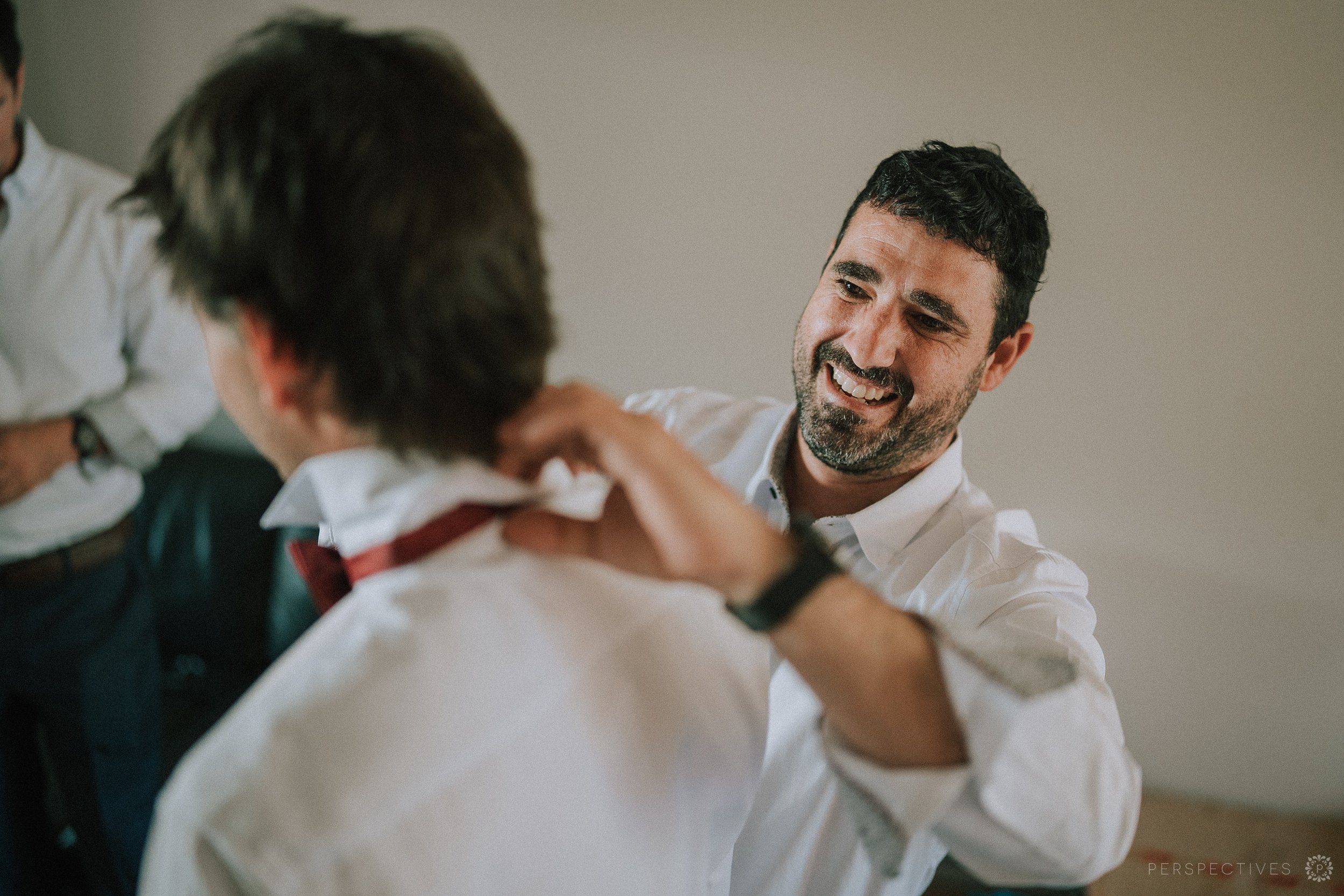Groom getting ready Cairns wedding photos