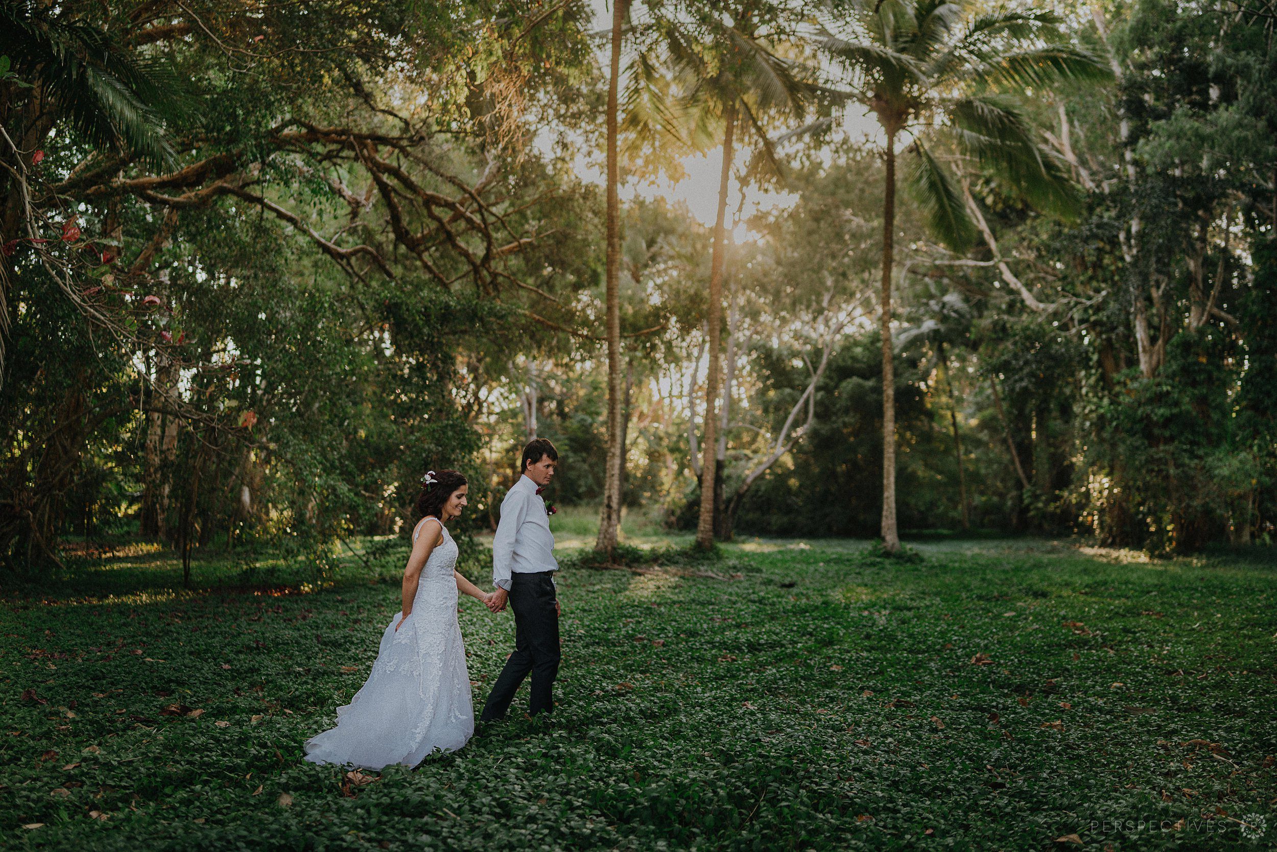 Cairns wedding photo locations golden light