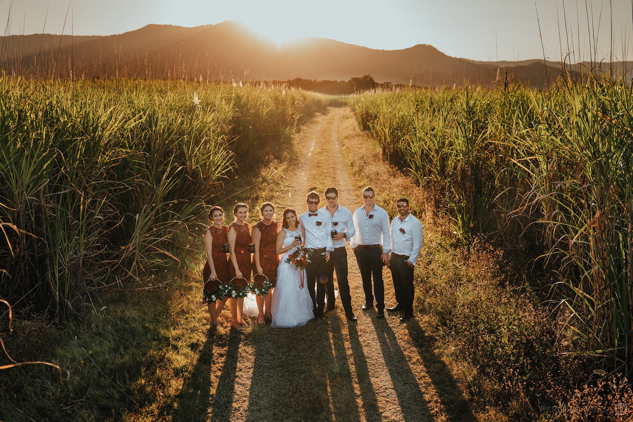 Cairns sugar cane wedding photo locations