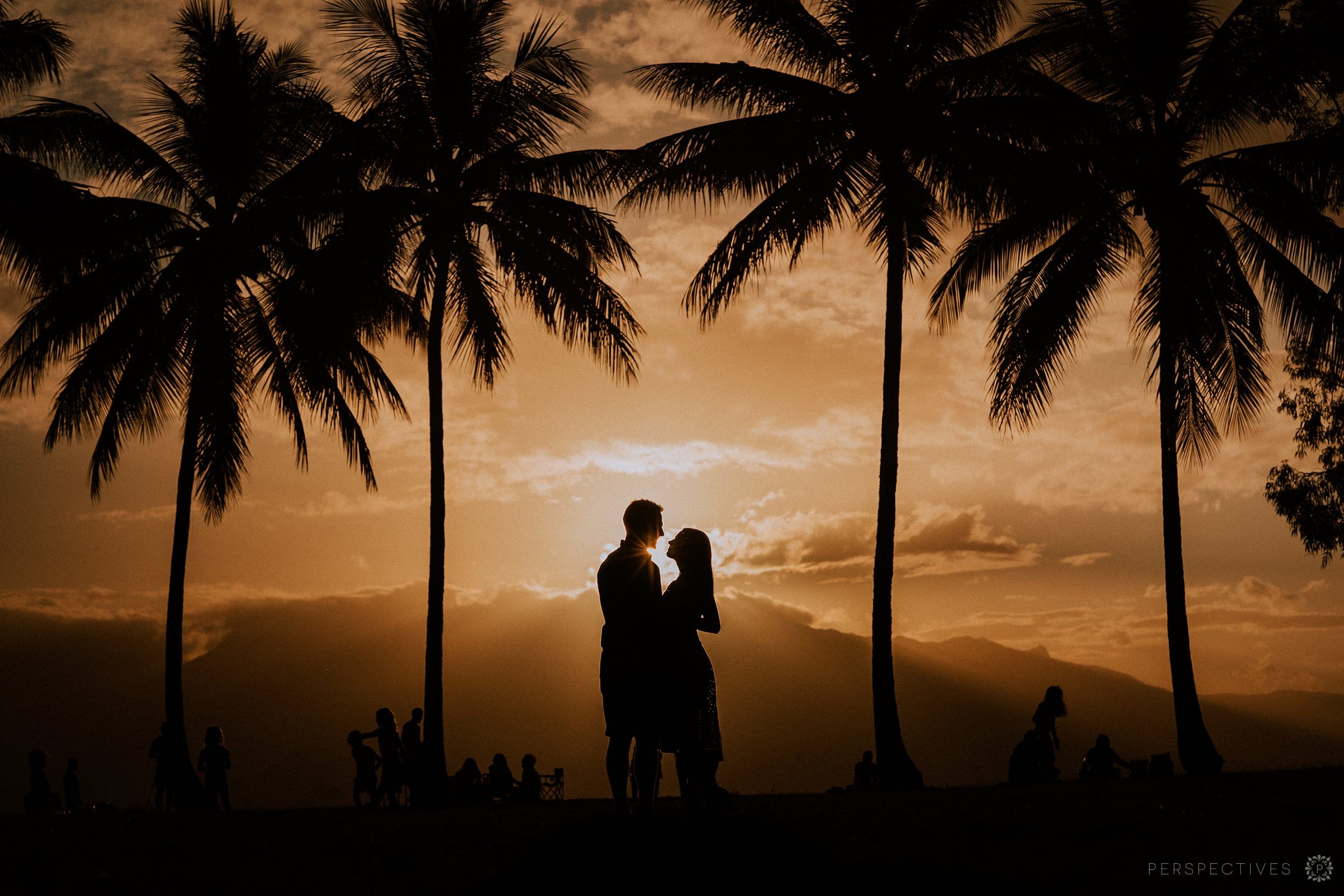 Rex Smeal Park sunset photos bride and groom