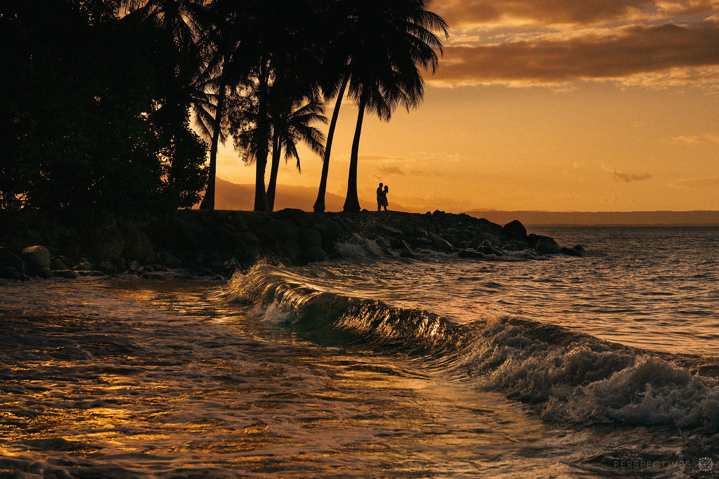 Rex Smeal Park sunset photos bride and groom
