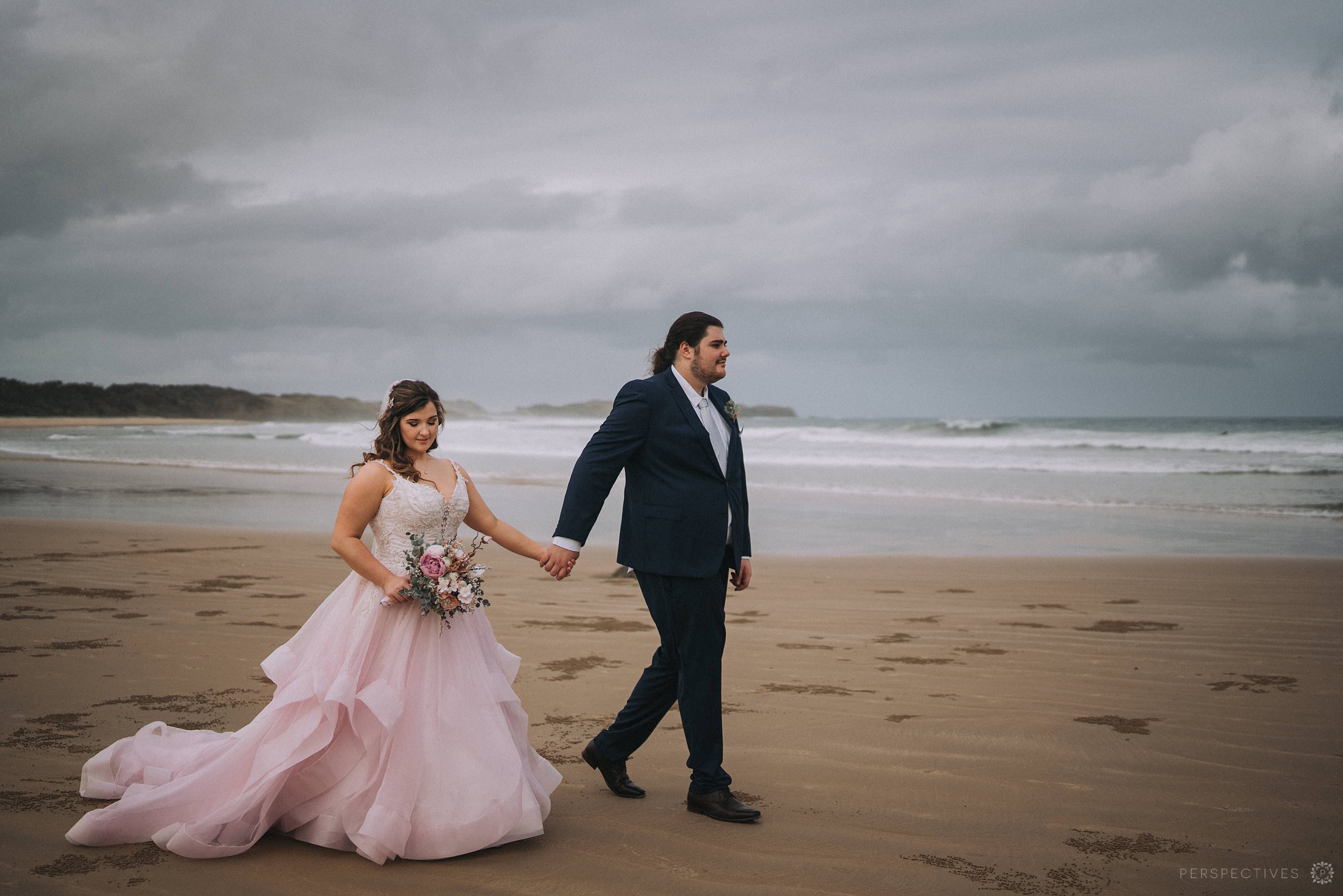 Emerald beach wedding photography locations rocks