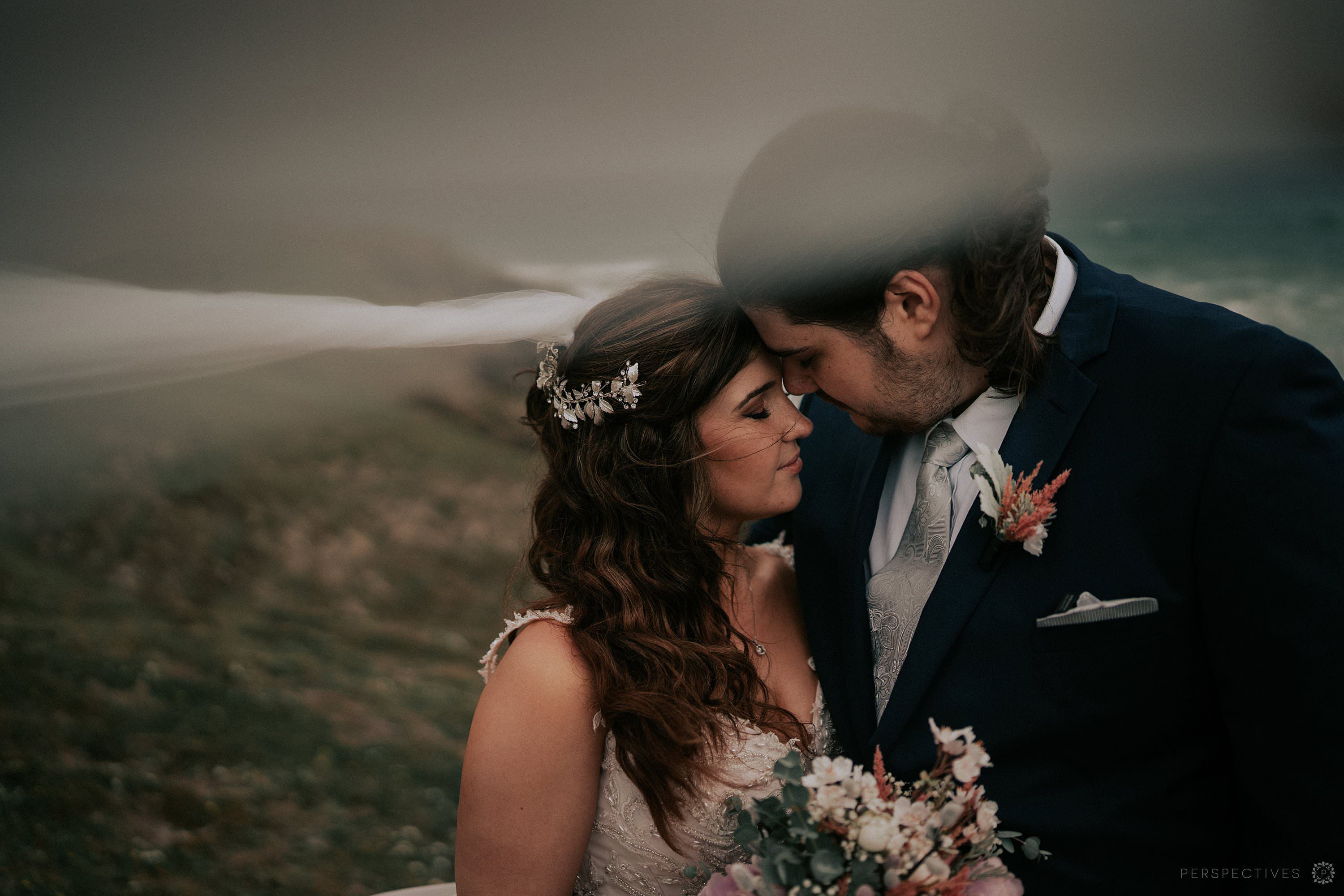 Emerald beach headland wedding photography NSW