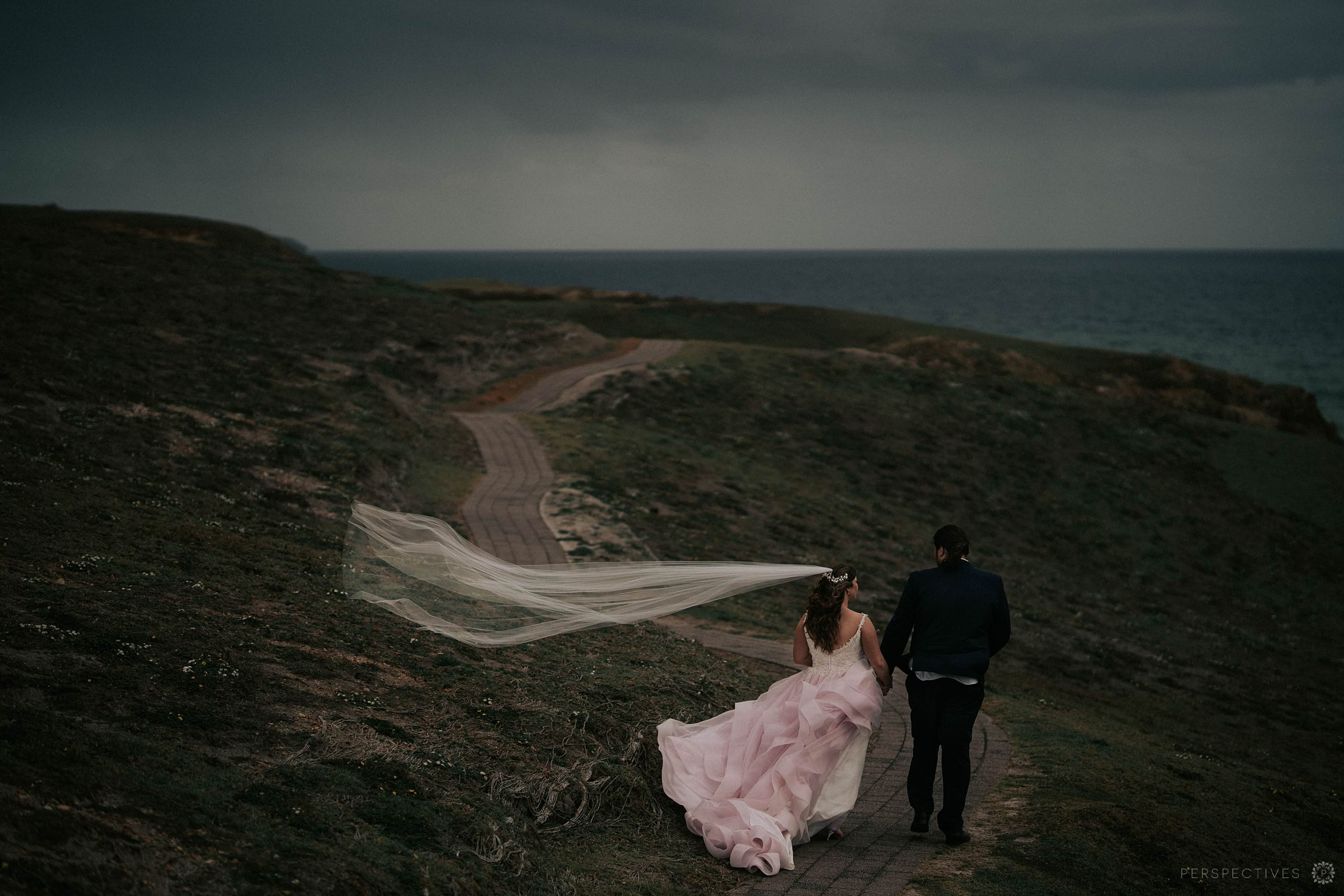 Emerald beach headland wedding photography NSW