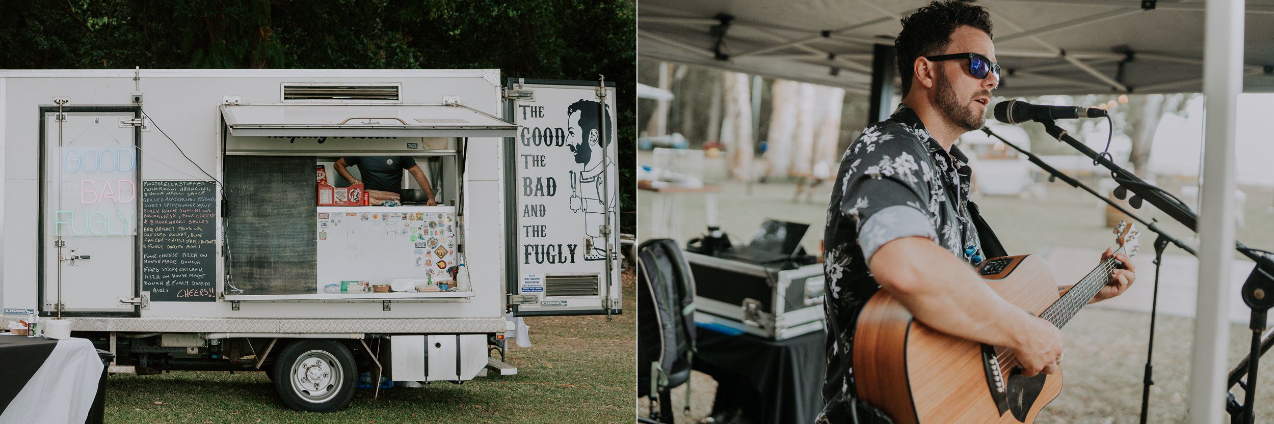 Ellis Beach Yacht club wedding DIY setup