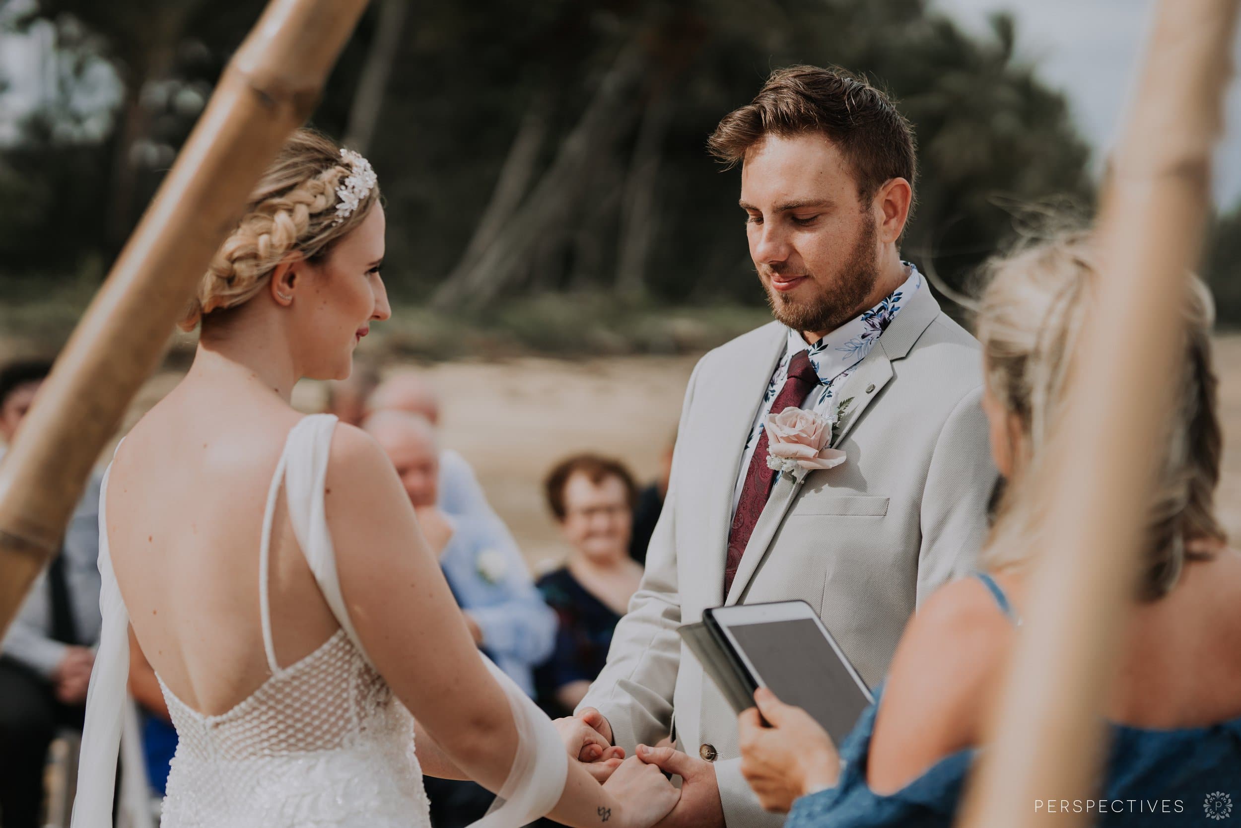 Castaways Resort wedding photos Mission Beach