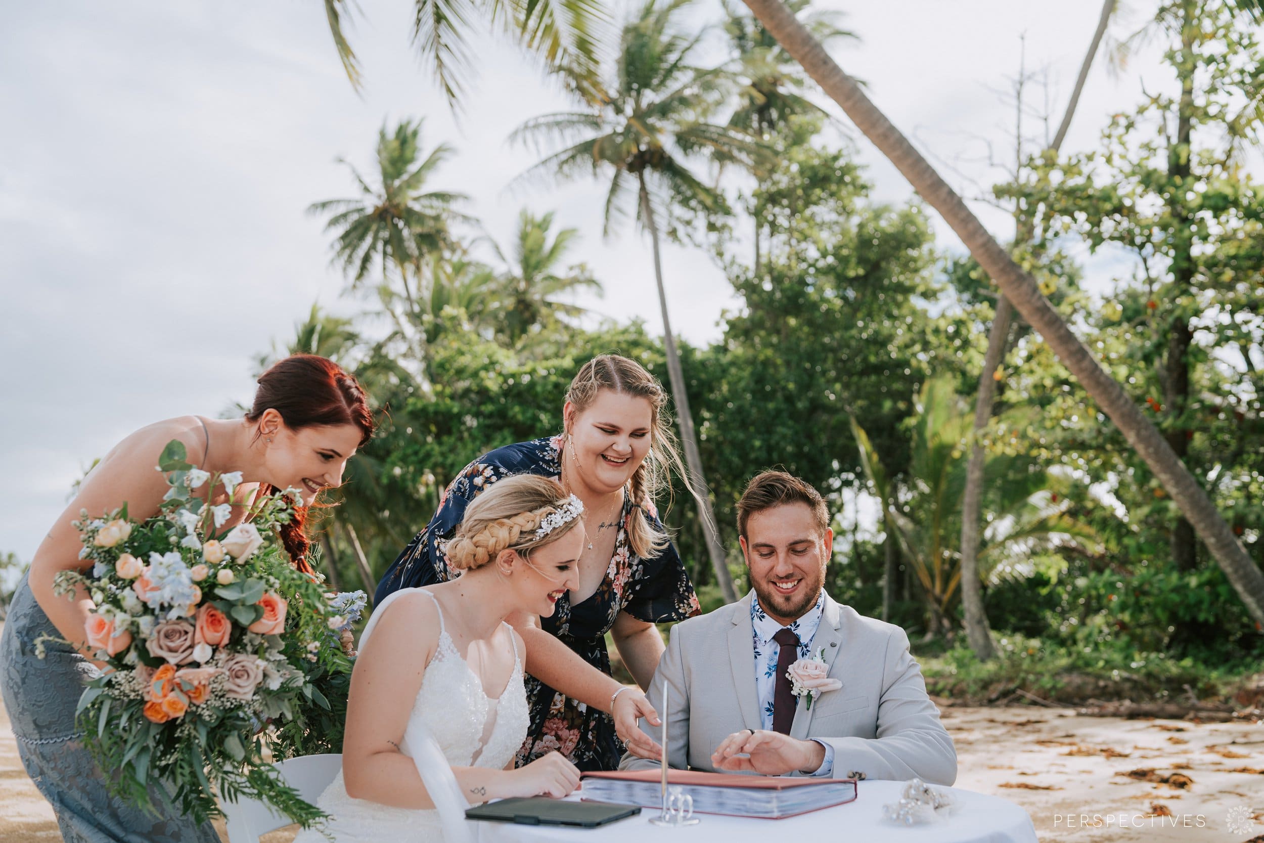 Castaways Resort wedding photos Mission Beach