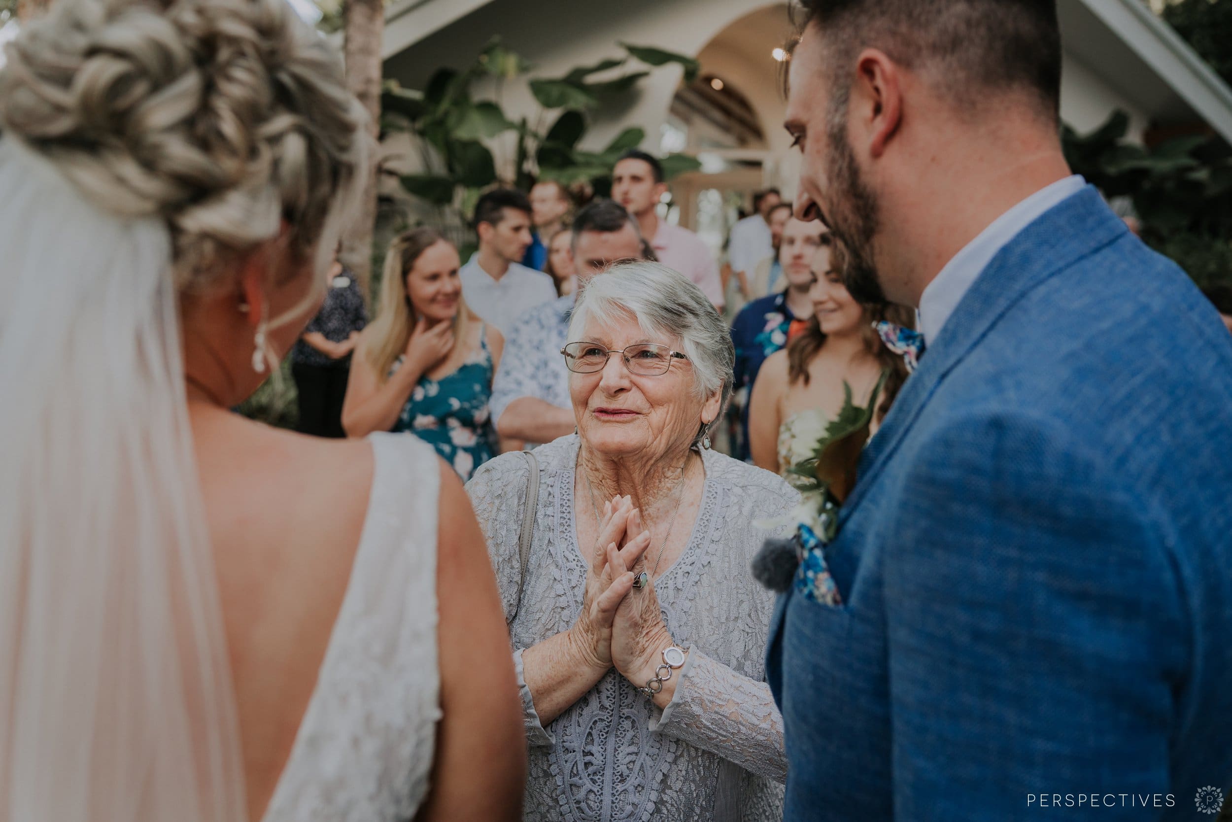 Cairns wedding congratulations after ceremony