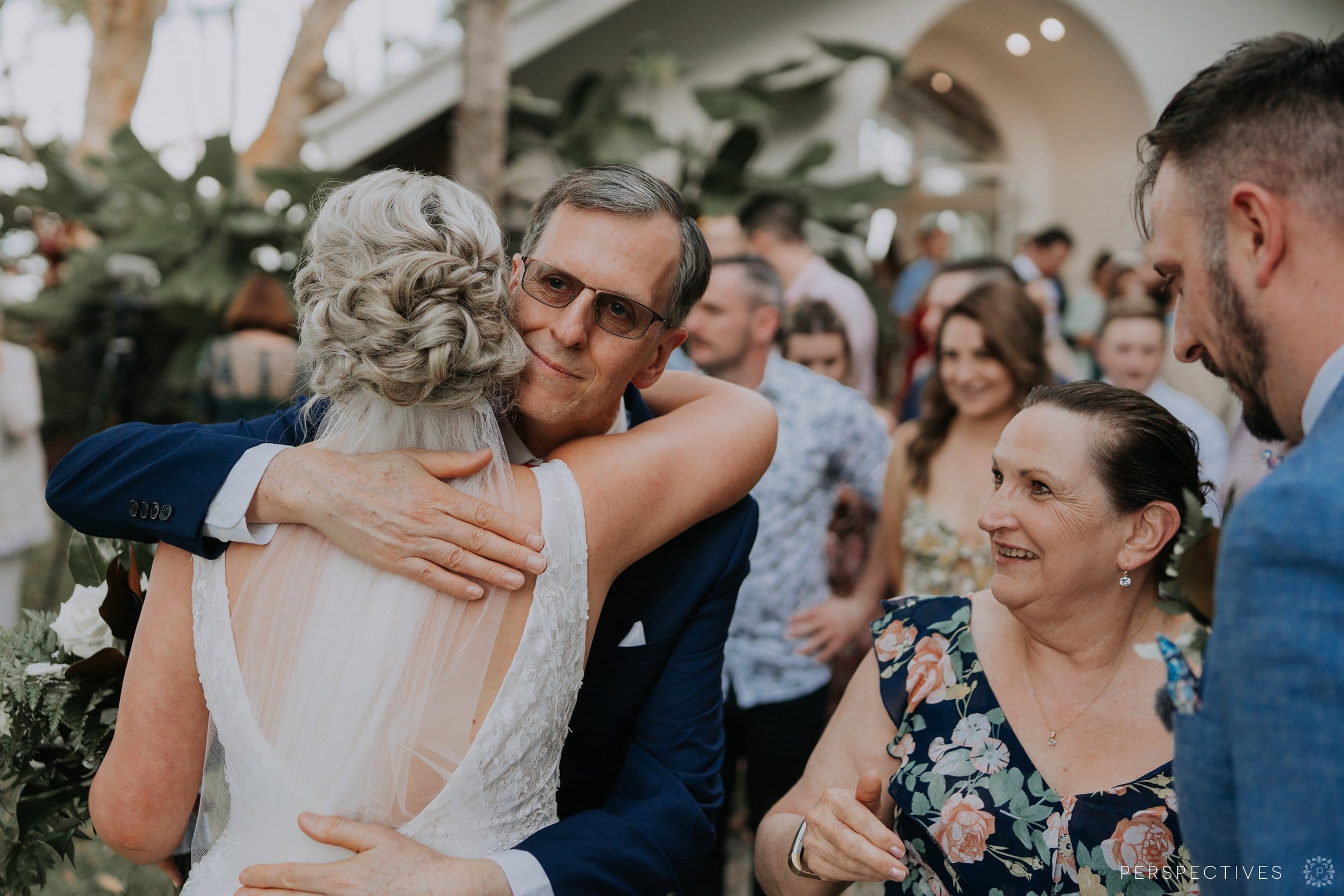 Cairns wedding congratulations after ceremony