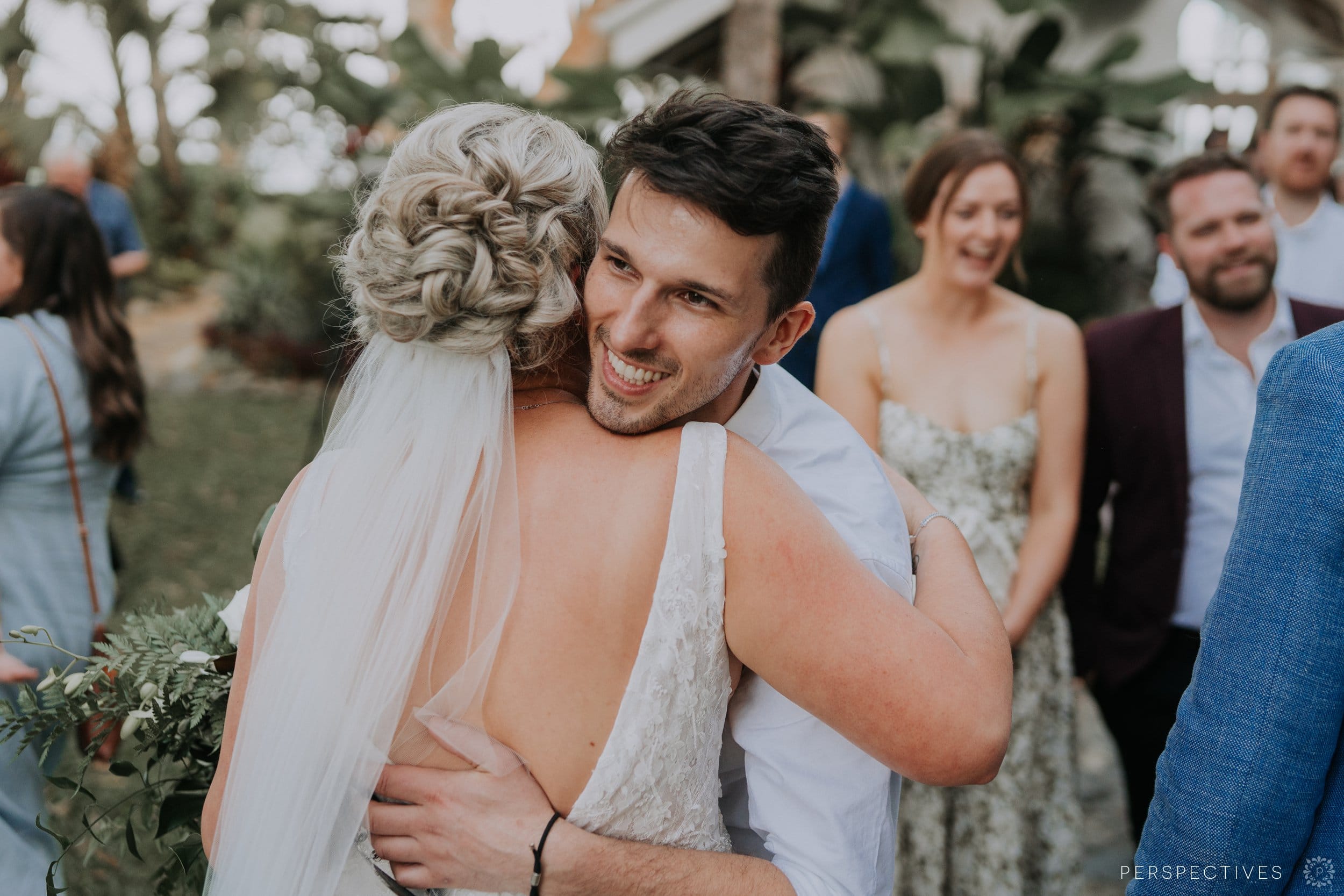 Cairns wedding congratulations after ceremony