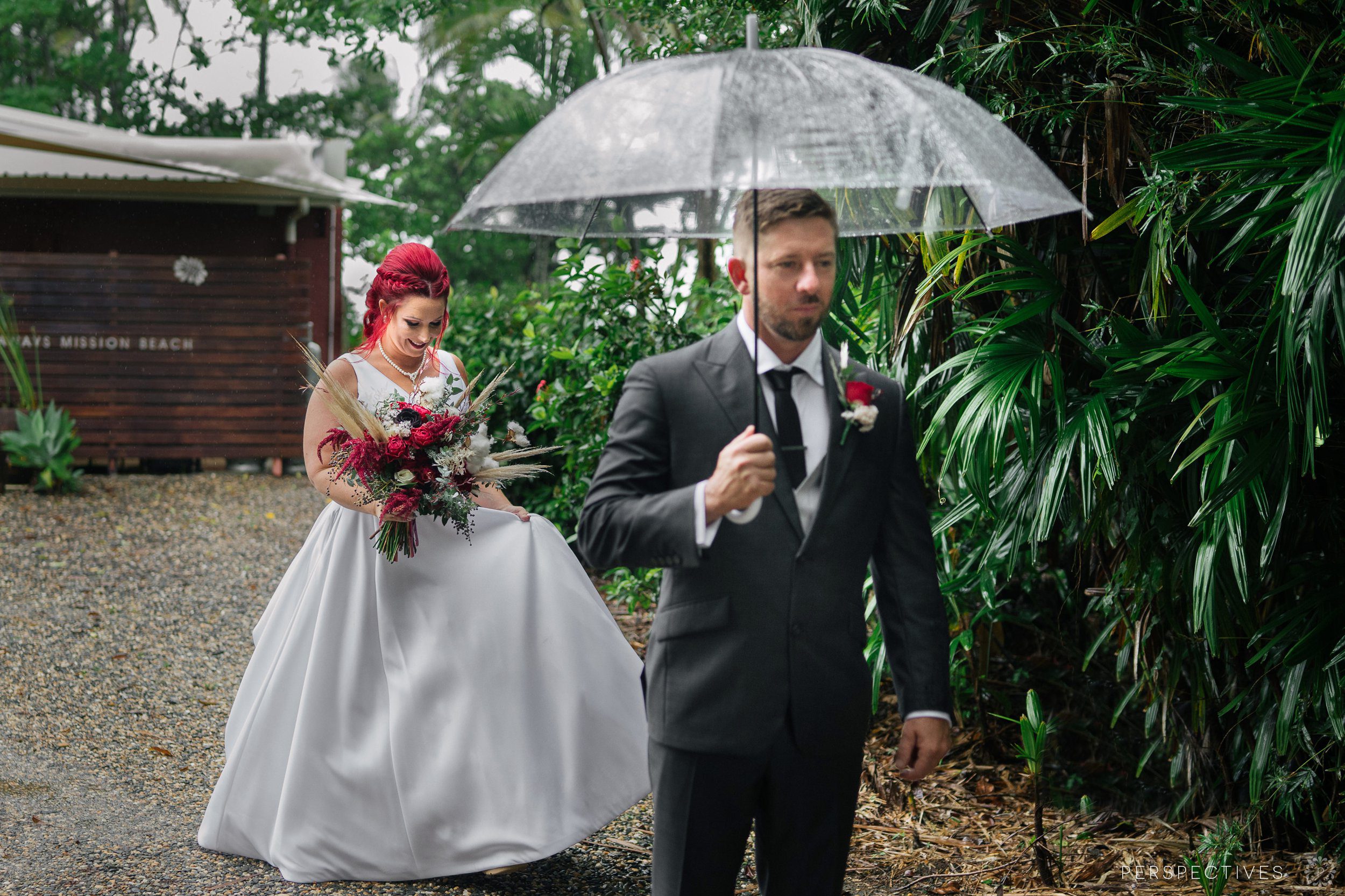 Castaways Mission Beach wedding first look