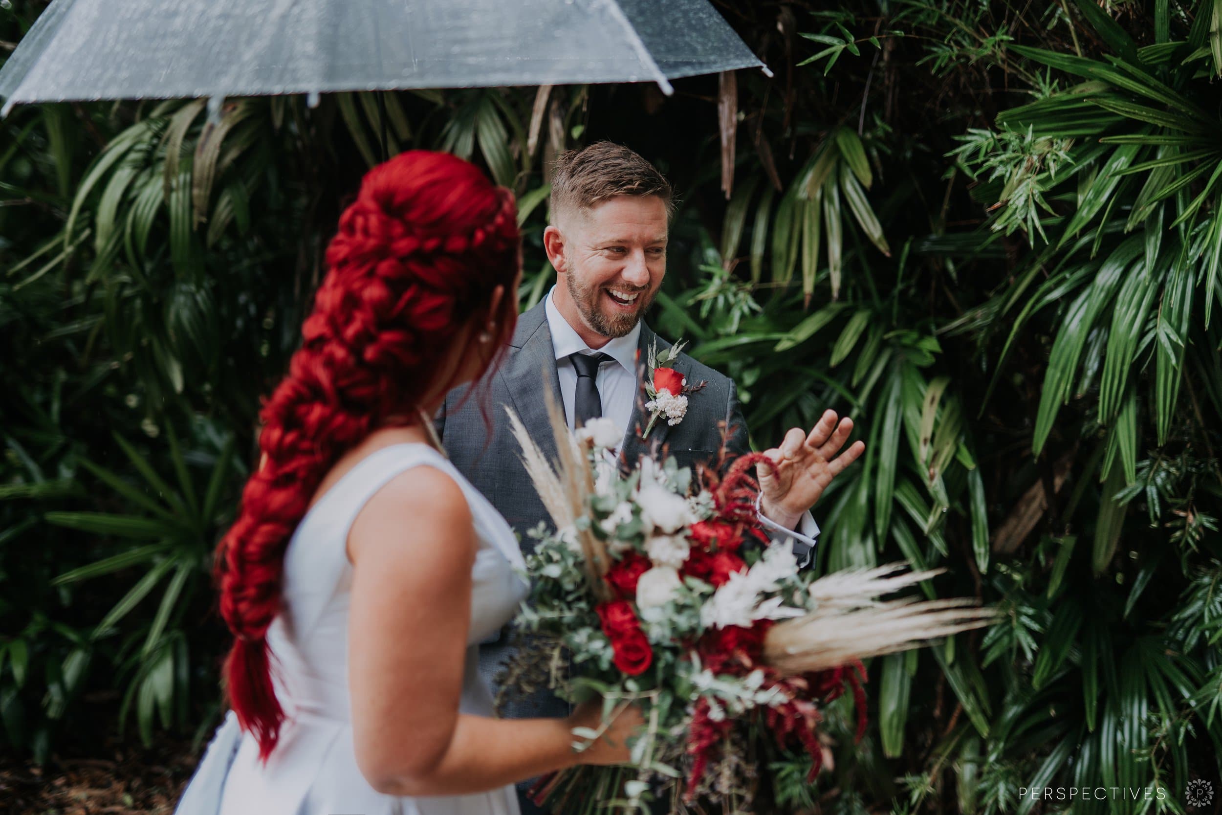 Castaways Mission Beach wedding first look