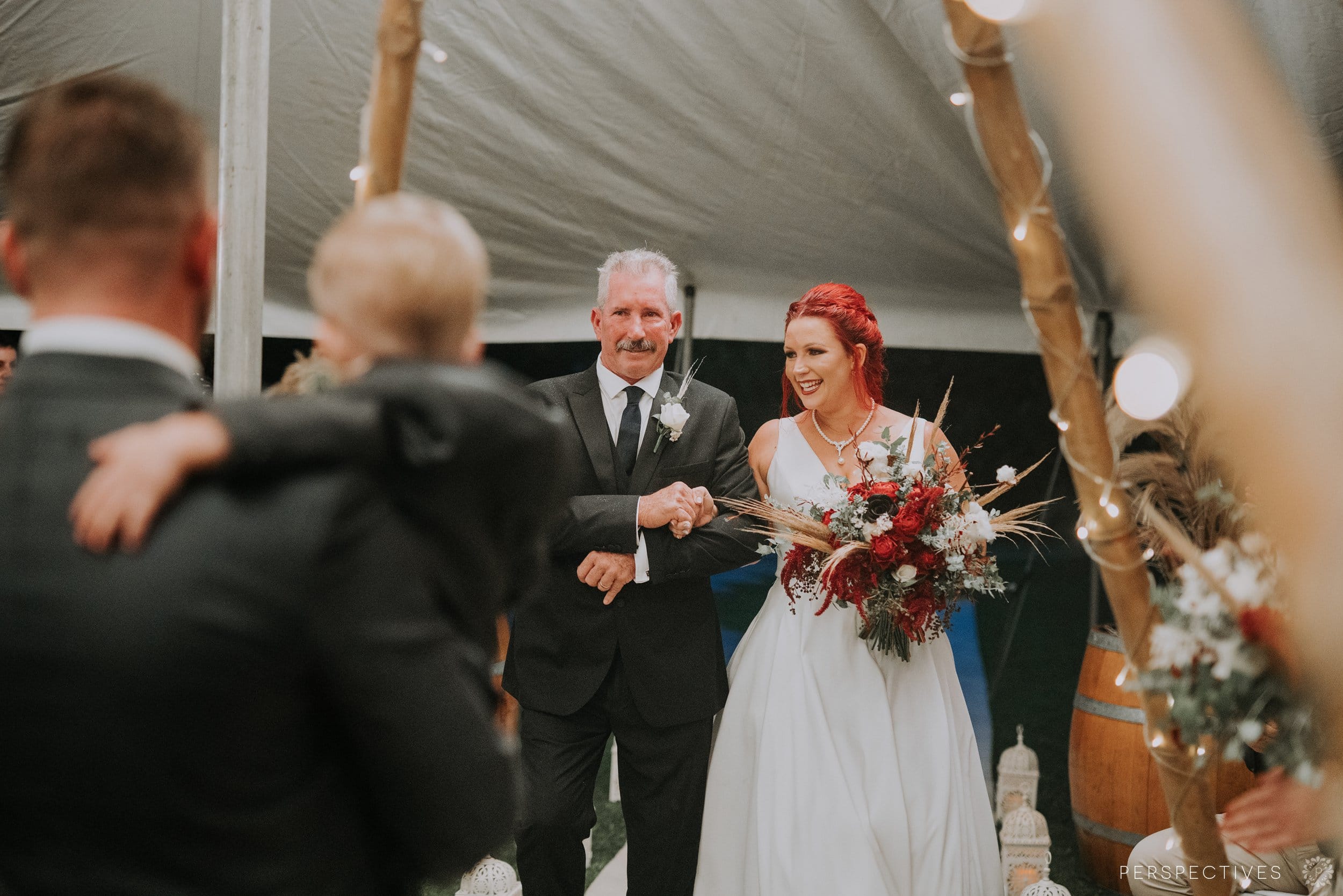 Castaway Mission beach wedding ceremony indoor tipi