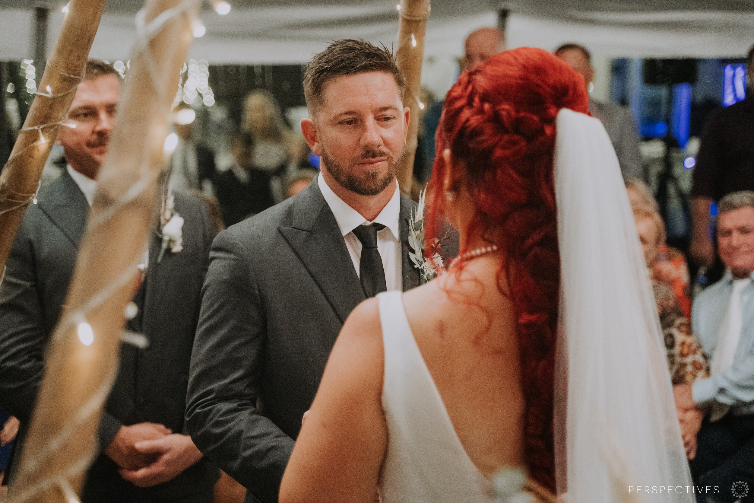 Castaway Mission beach wedding ceremony indoor tipi