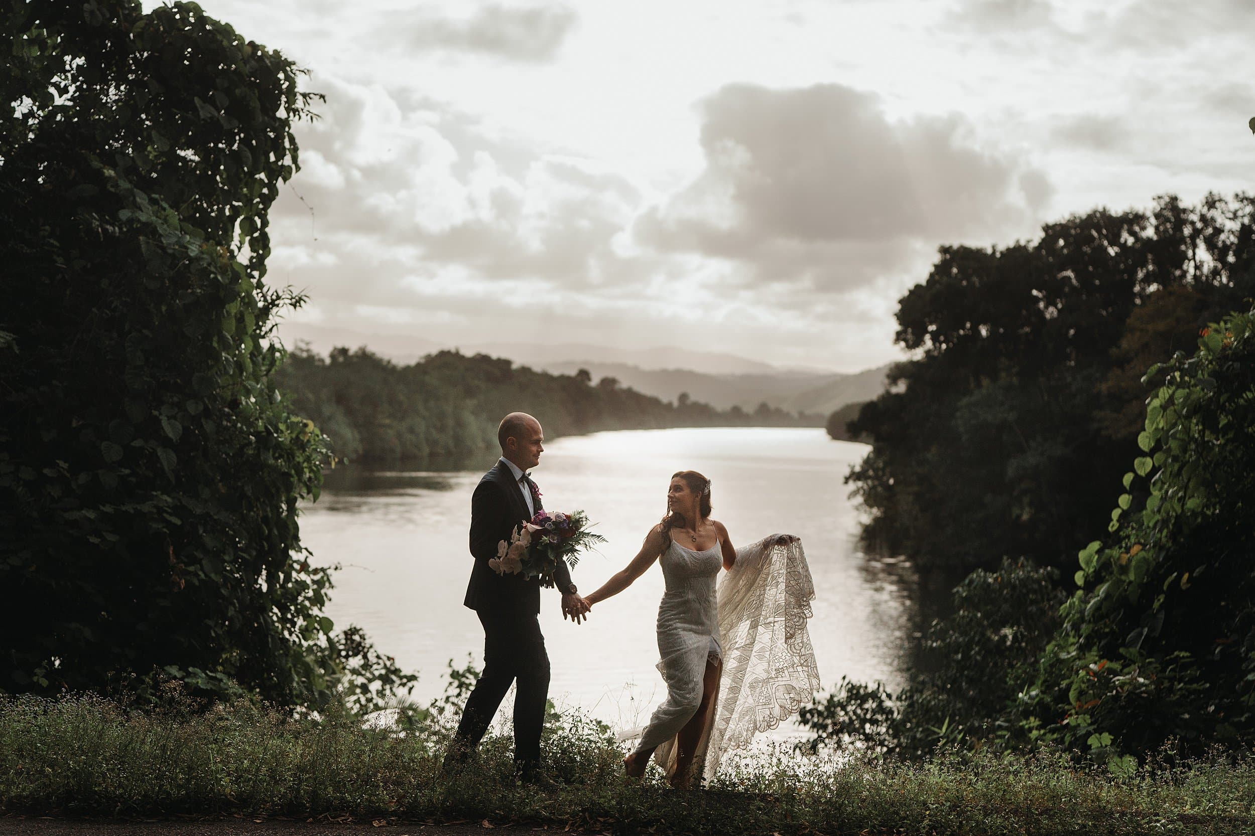 Daintree River North QLD wedding photo