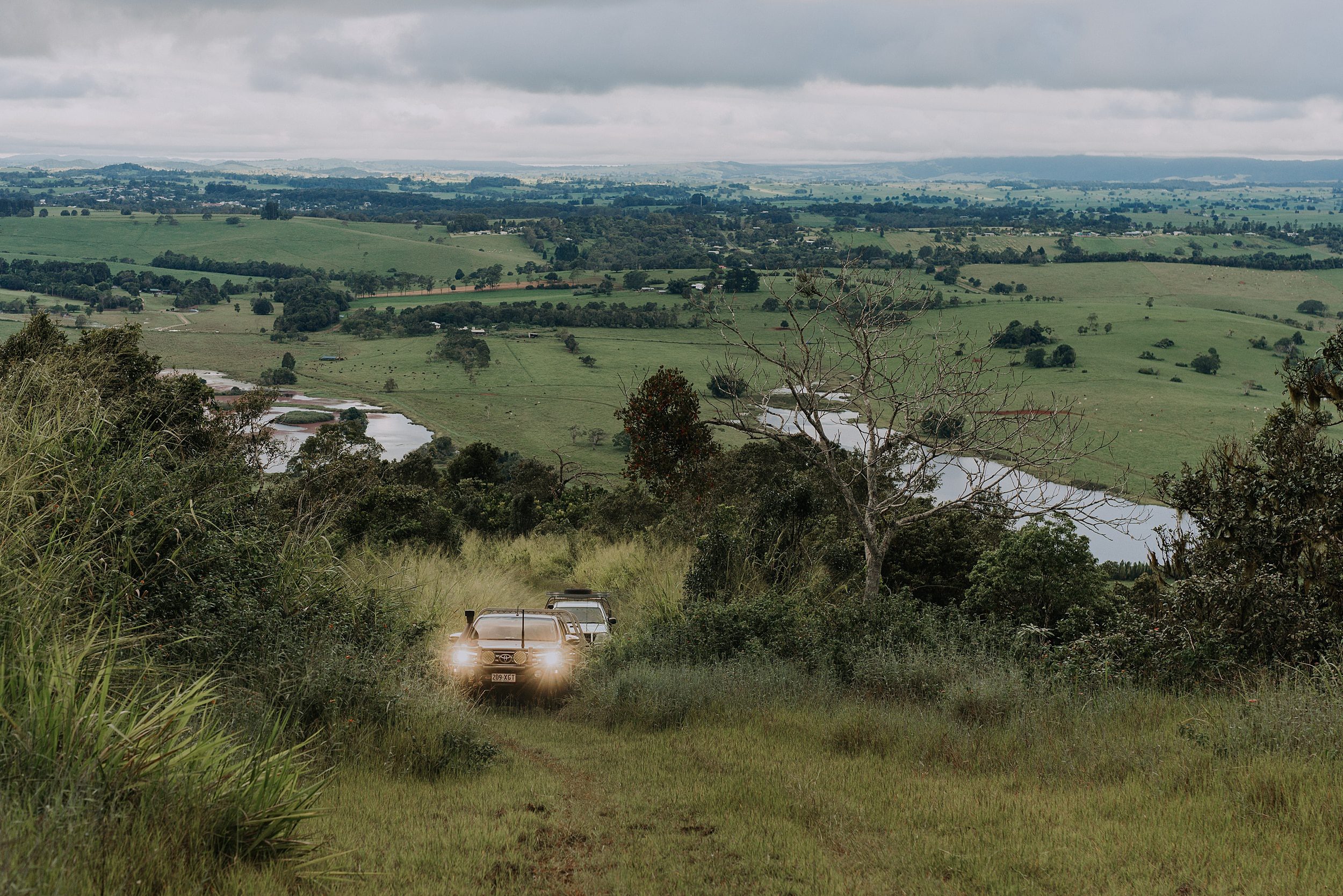 4WD driving at Mount Quincan retreat