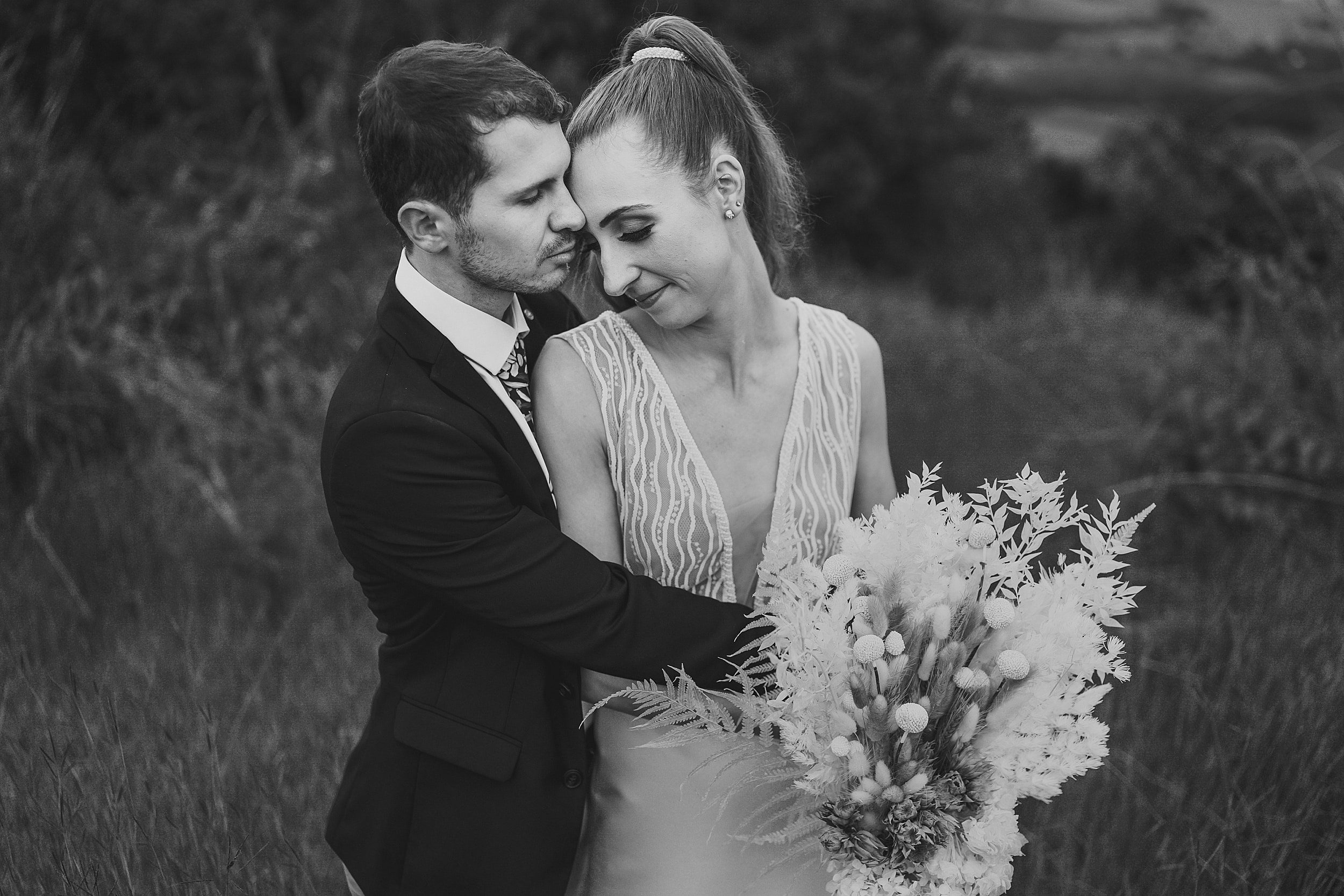 Mount Quincan wedding photos black and white 