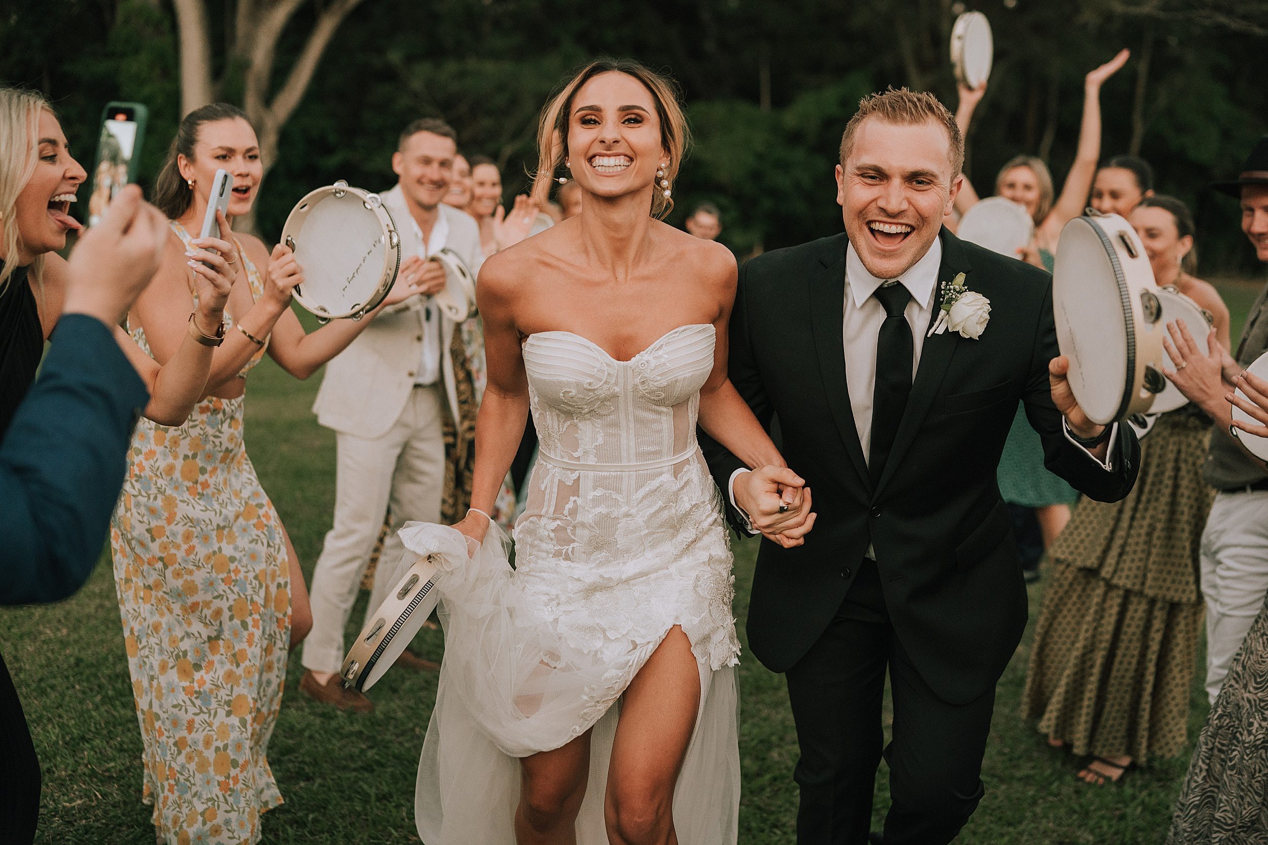 Wedding reception entrance 