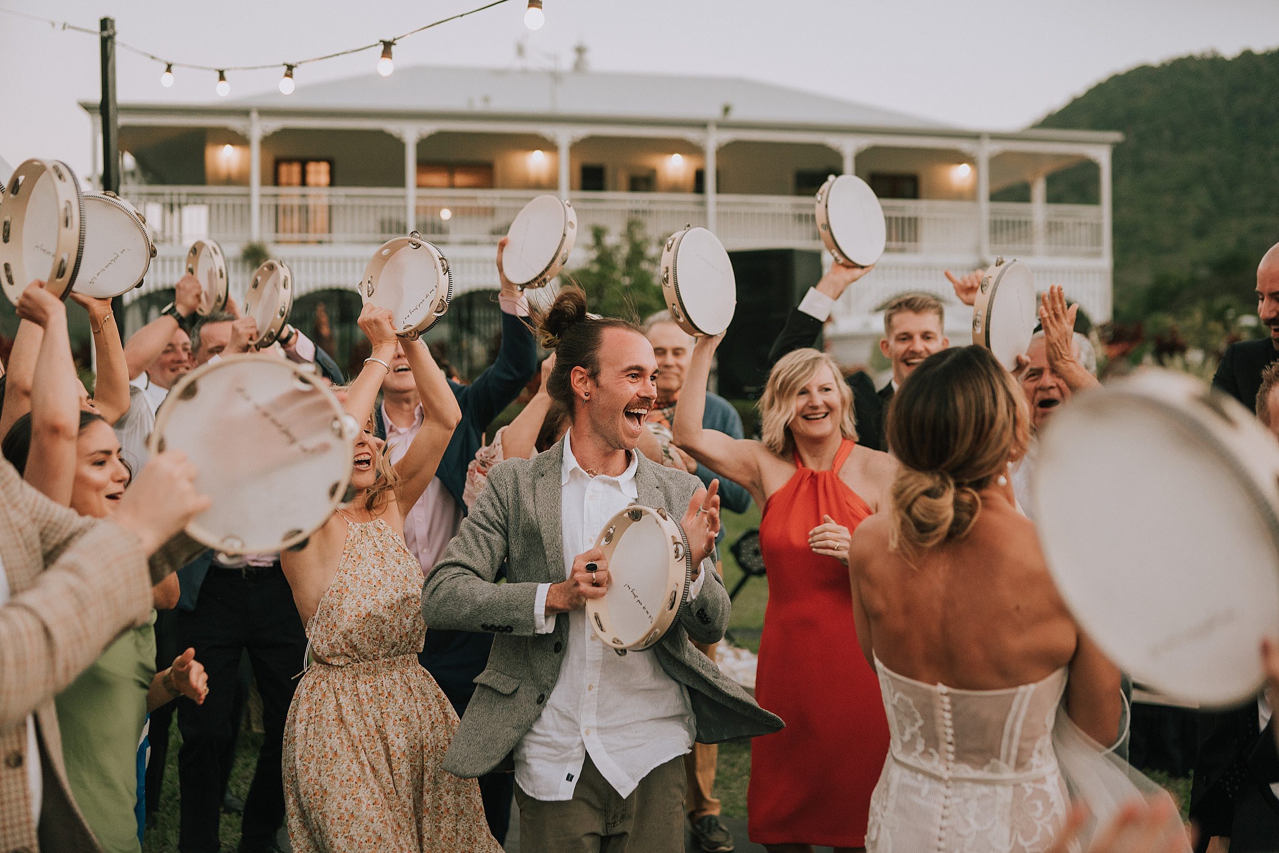 Wedding reception entrance