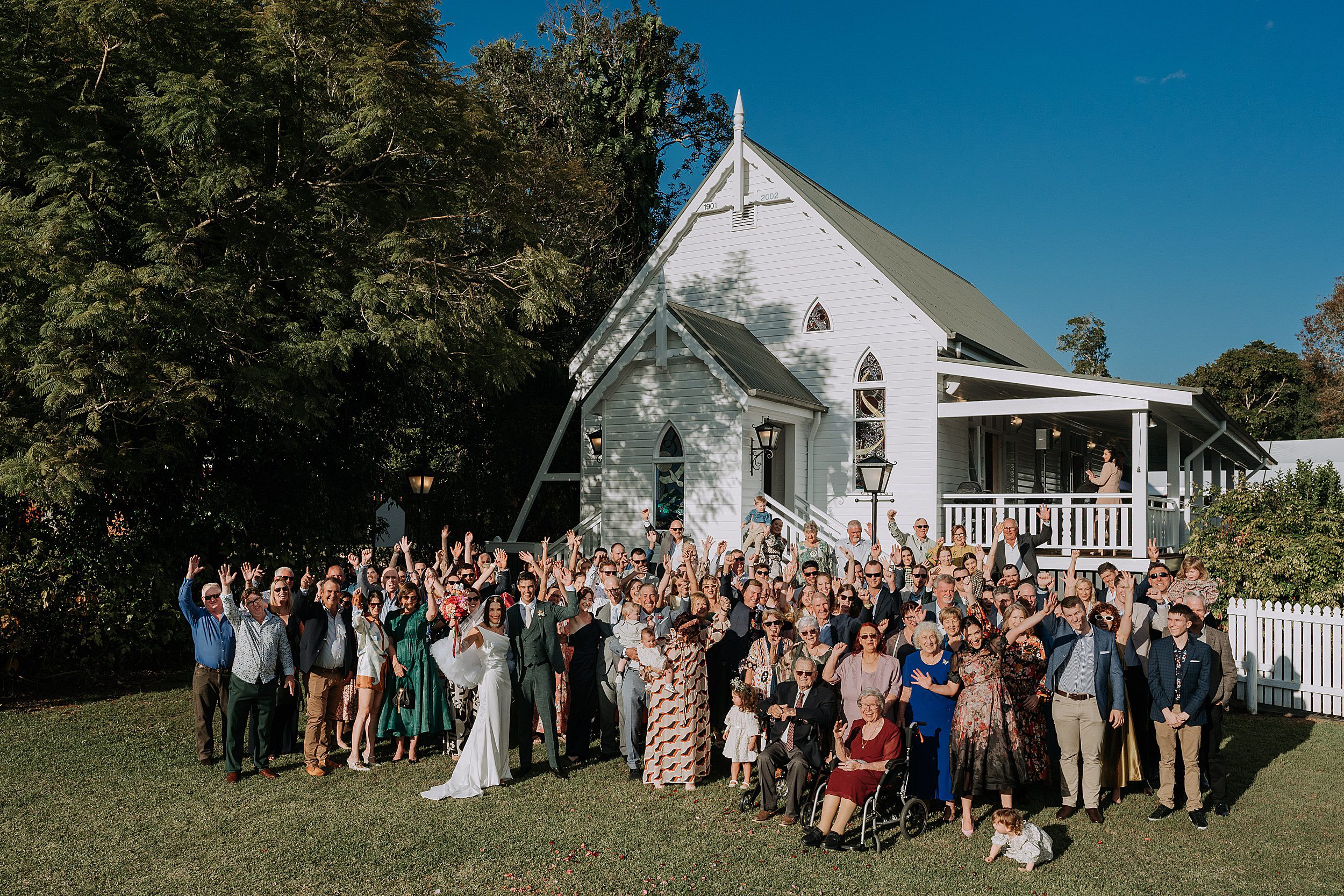 Yungaburra Chapel wedding photos