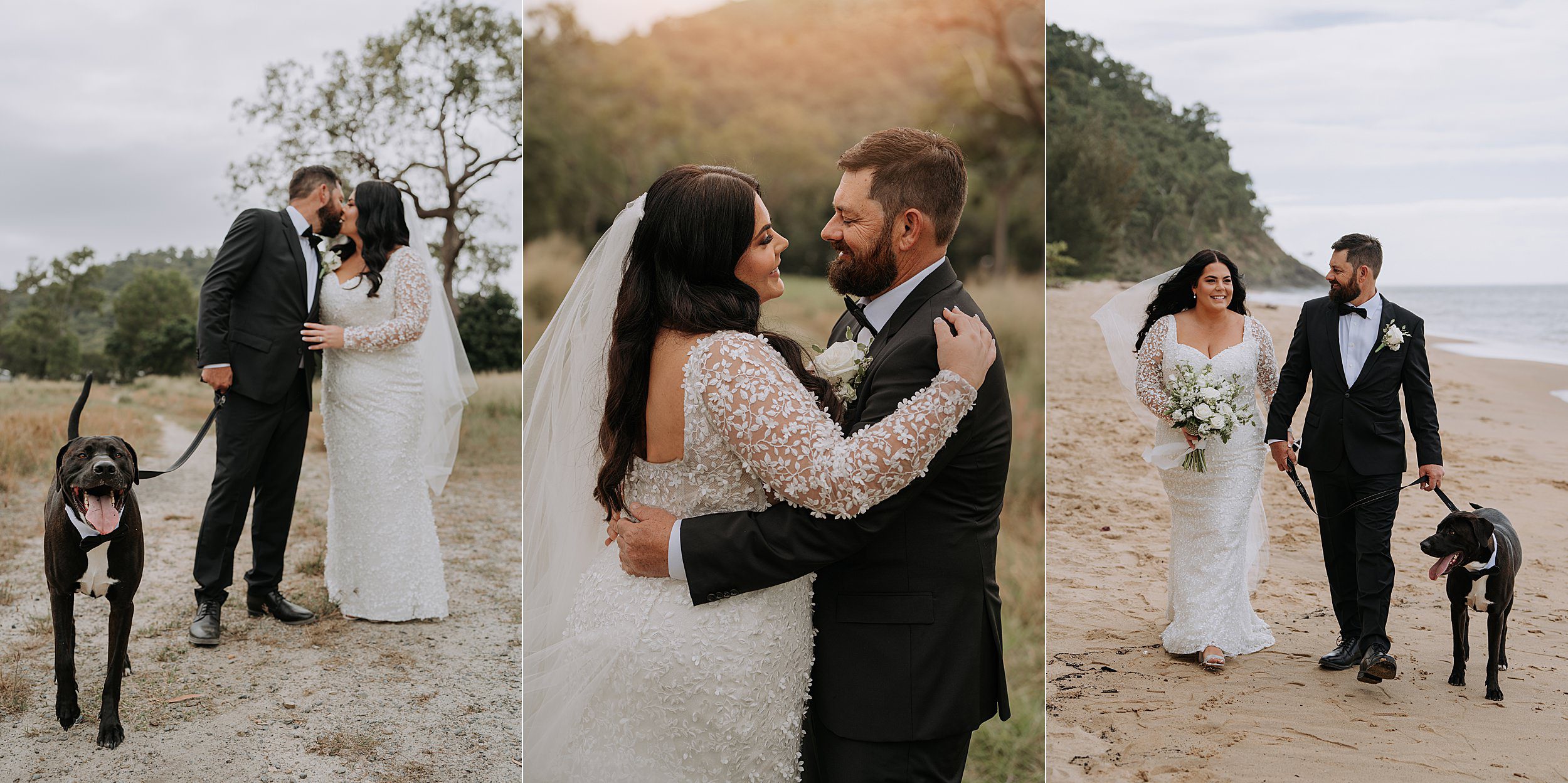 Rustic field wedding photo location Cairns
