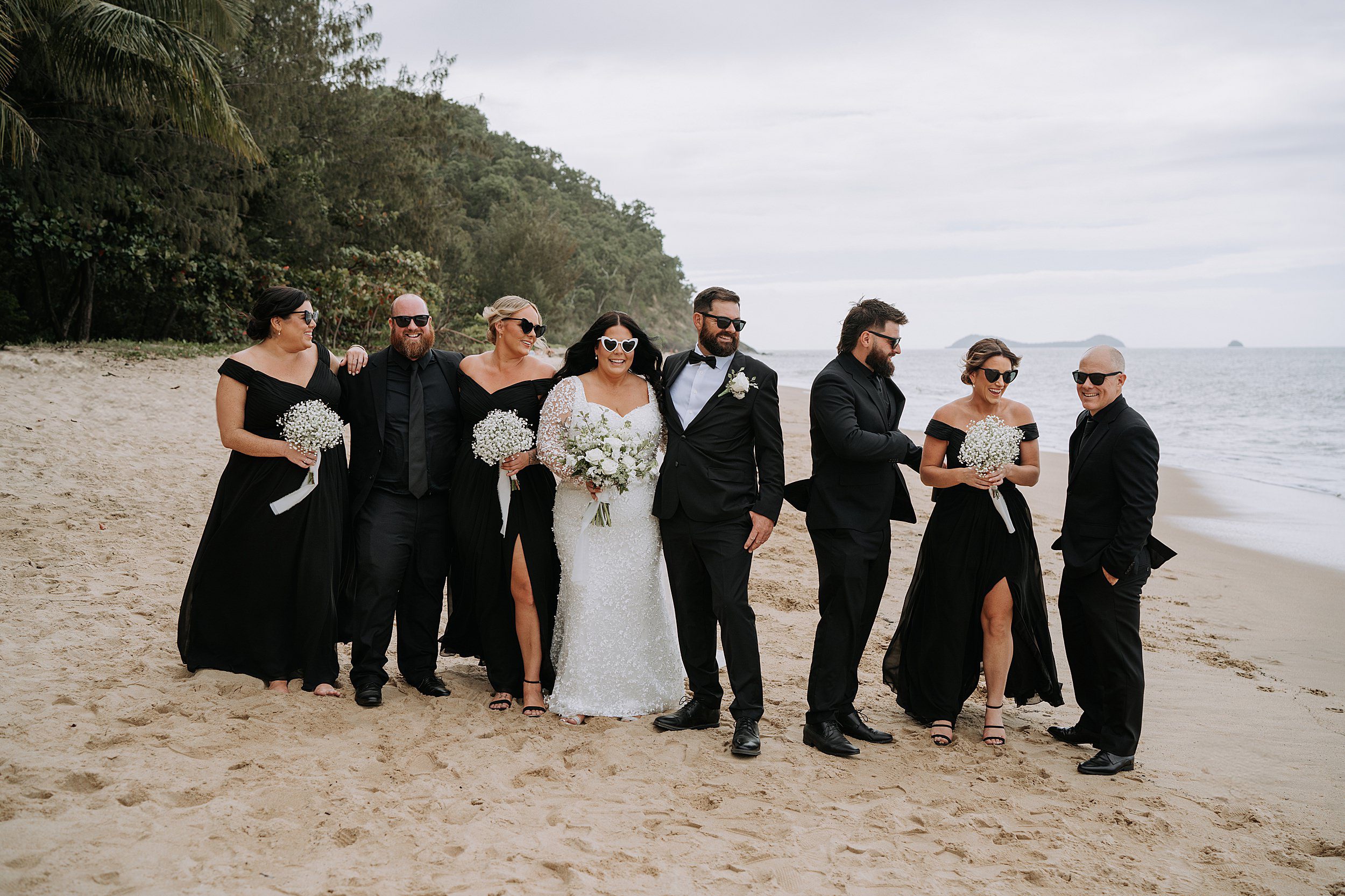 Cairns beach wedding photography