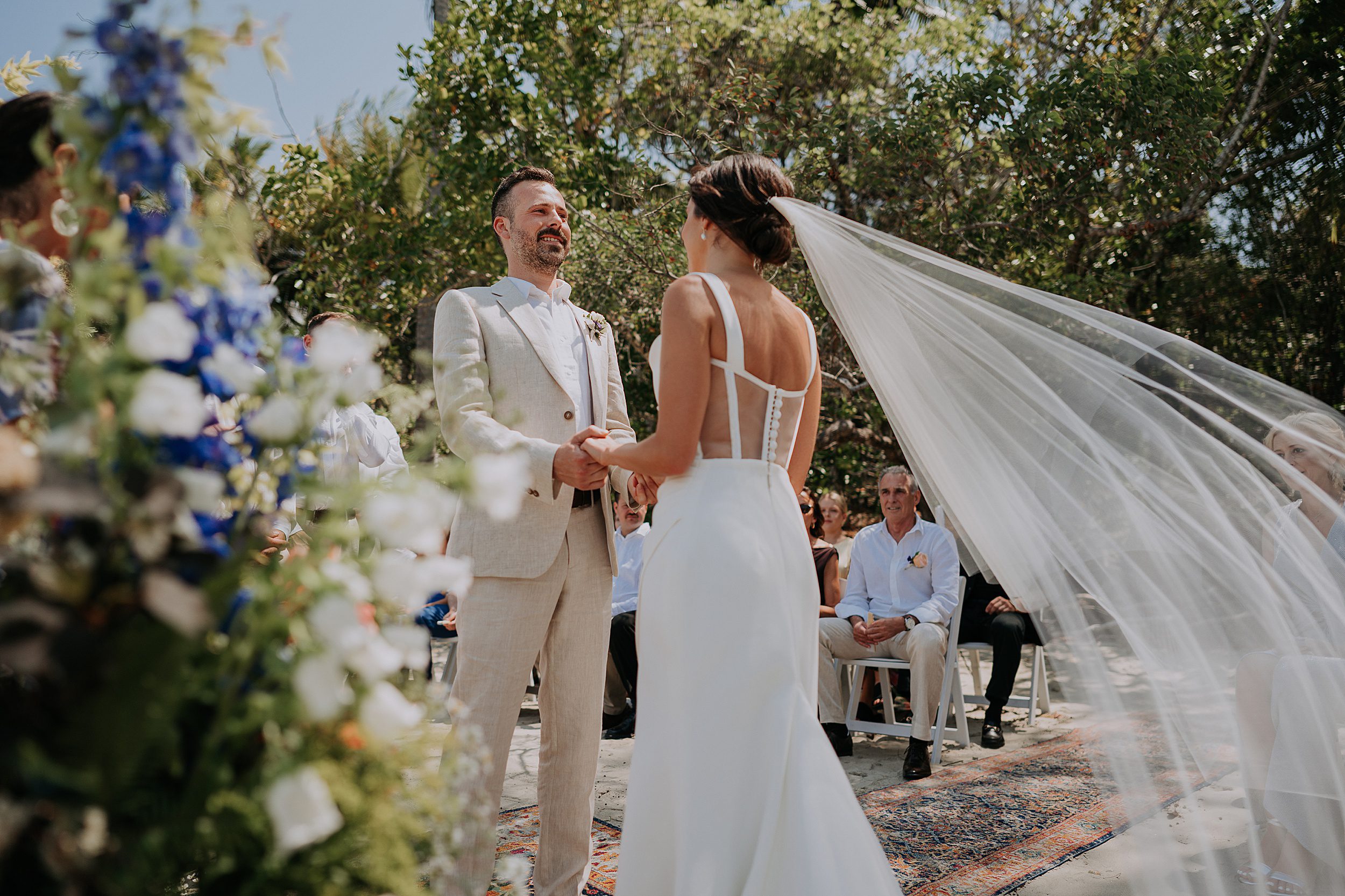 Pullman Port Douglas beach ceremony setup wedding