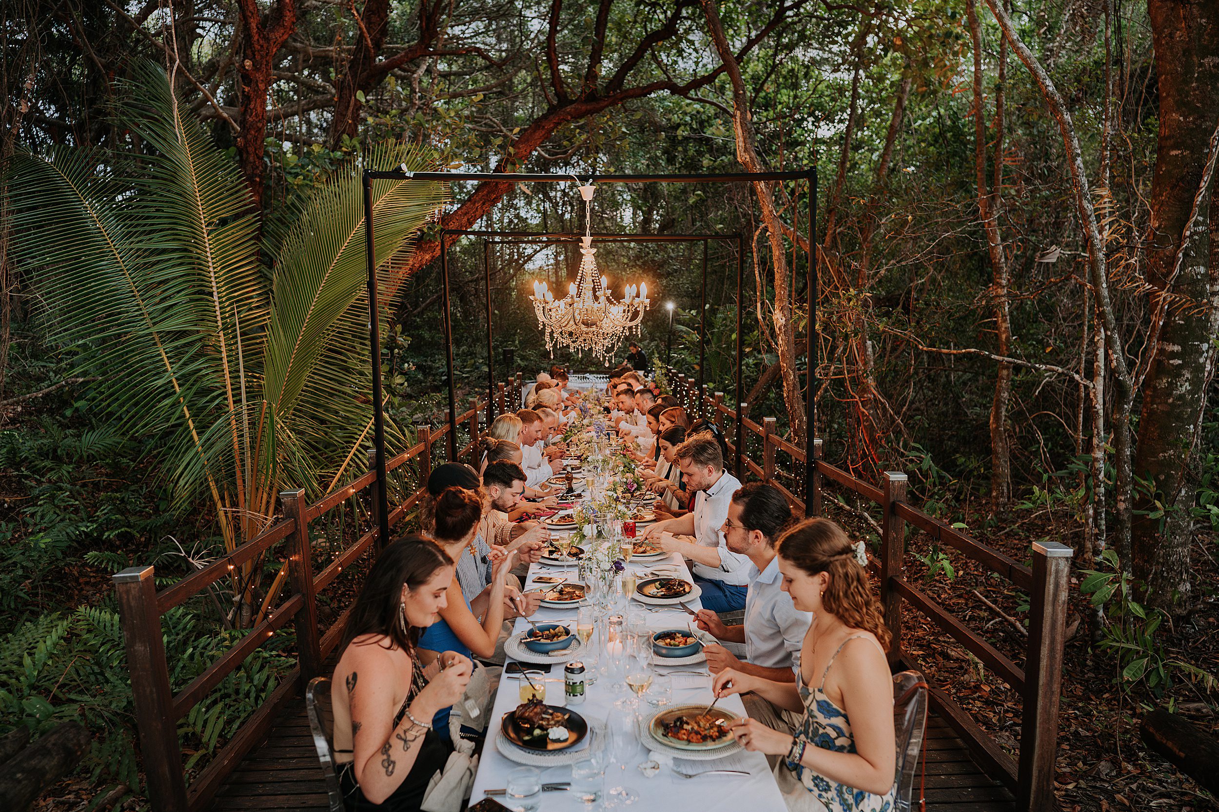 Pullman Port Douglas wedding reception on boardwalk