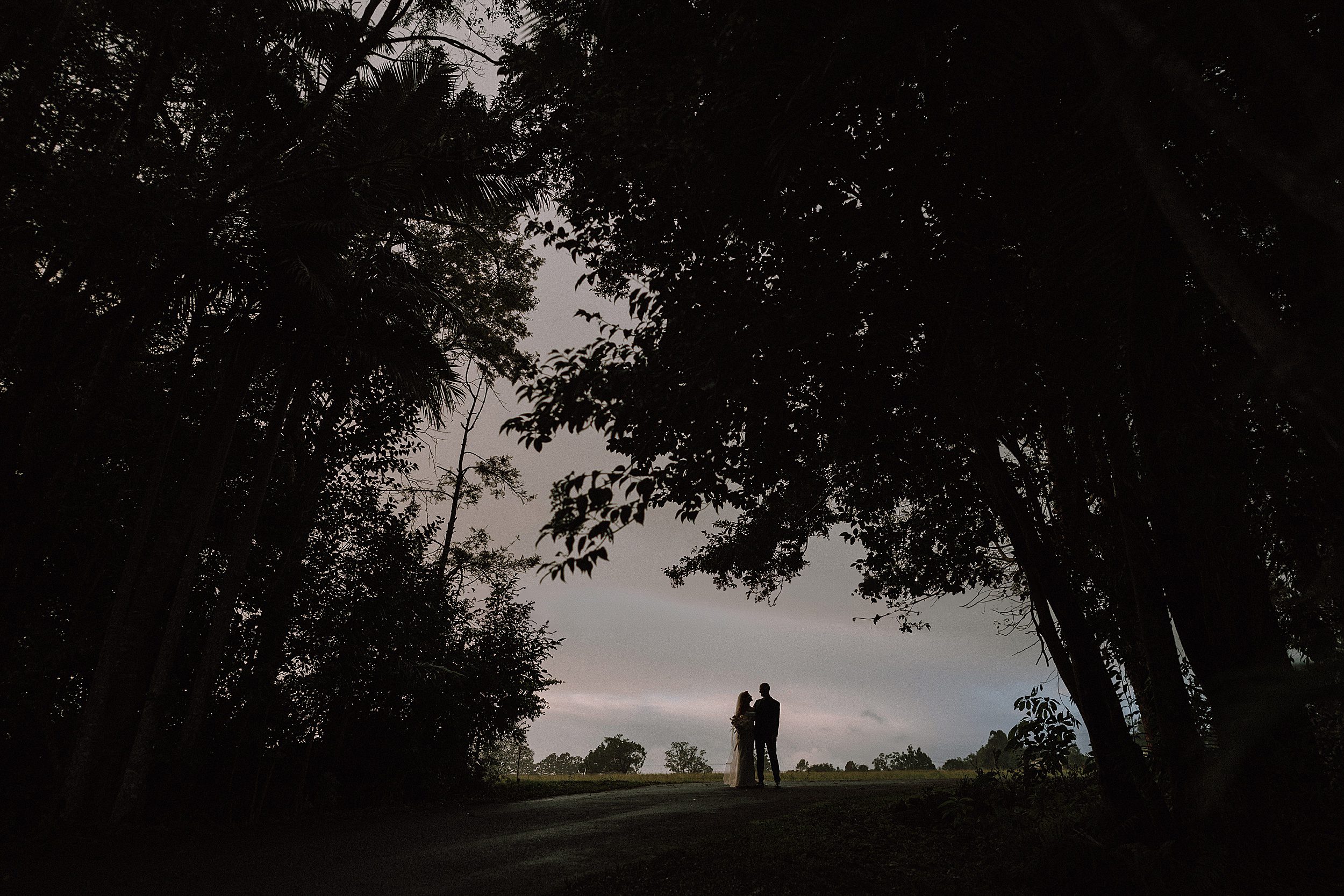 Malanda Lodge rainy wedding day