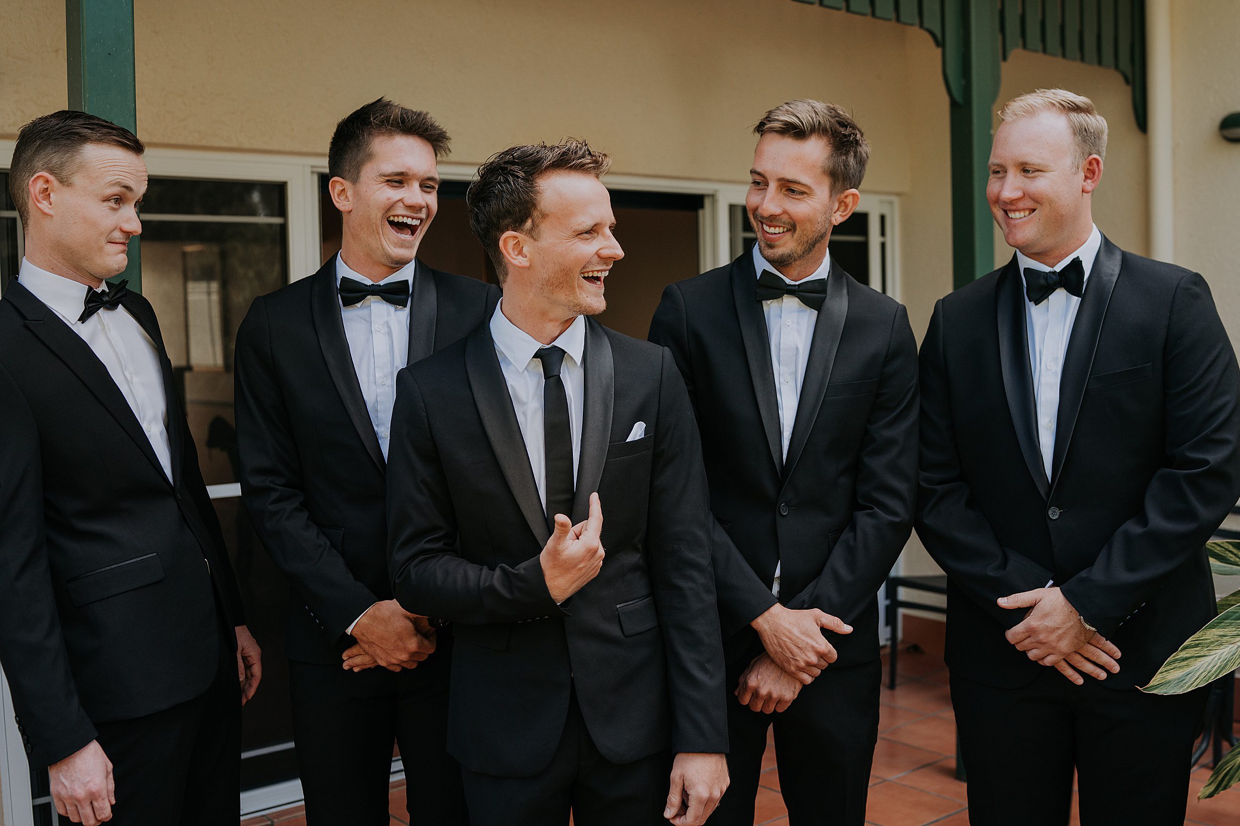 Tinaroo Lake Resort groom preparations