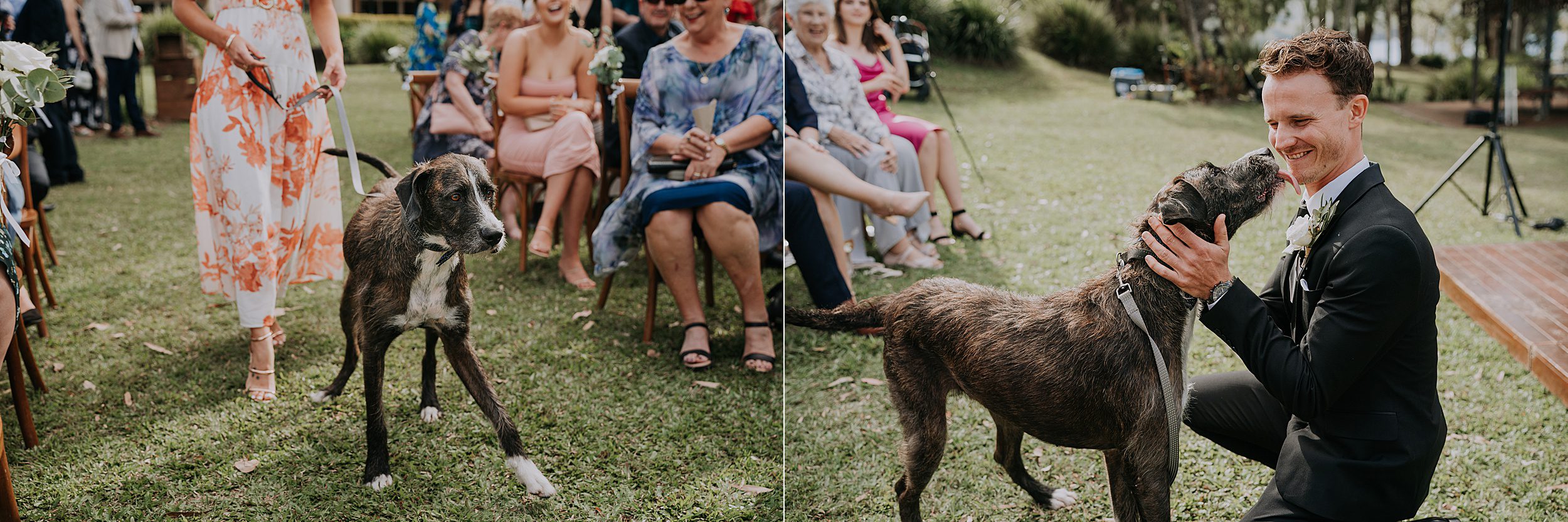 Tinaroo Lake Resort wedding ceremony setup